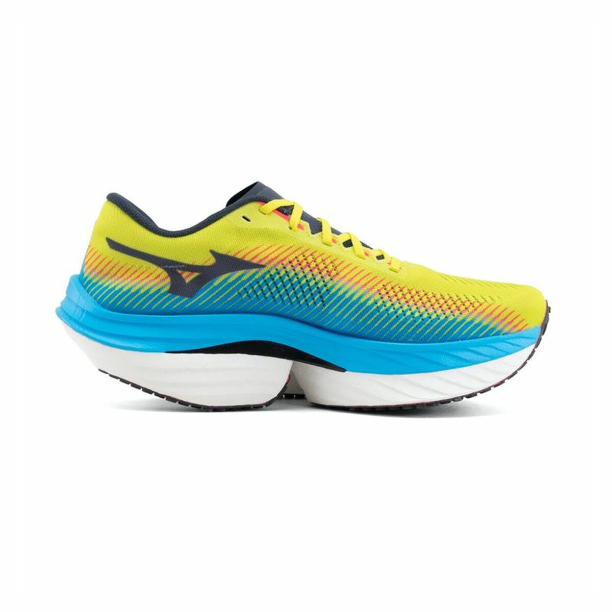 Zapatillas De Running Para Adultos Mizuno Wave Rebellion Pro - amarillo-azul - 