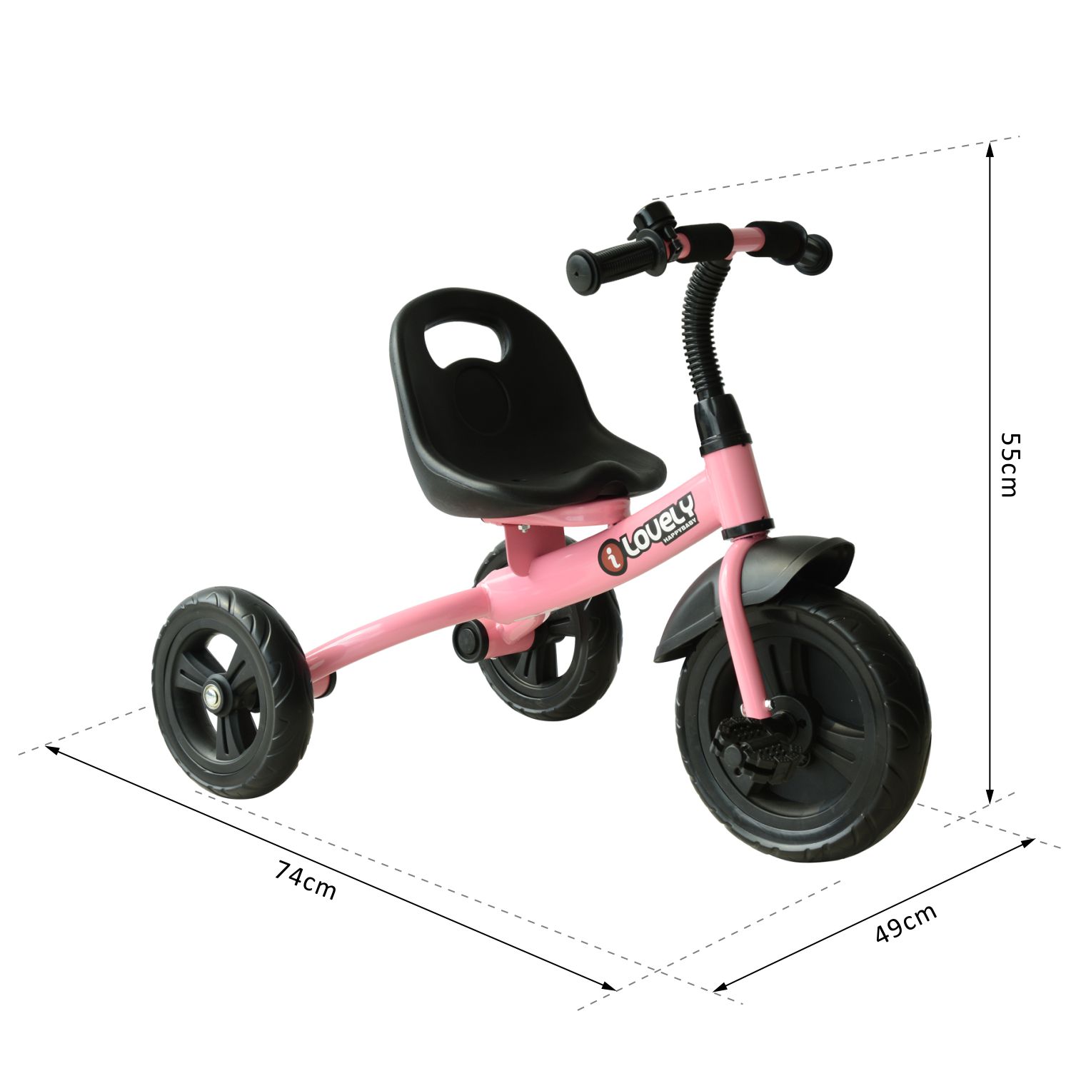 Triciclo Evolutivo Infantil Homcom 370-024pk