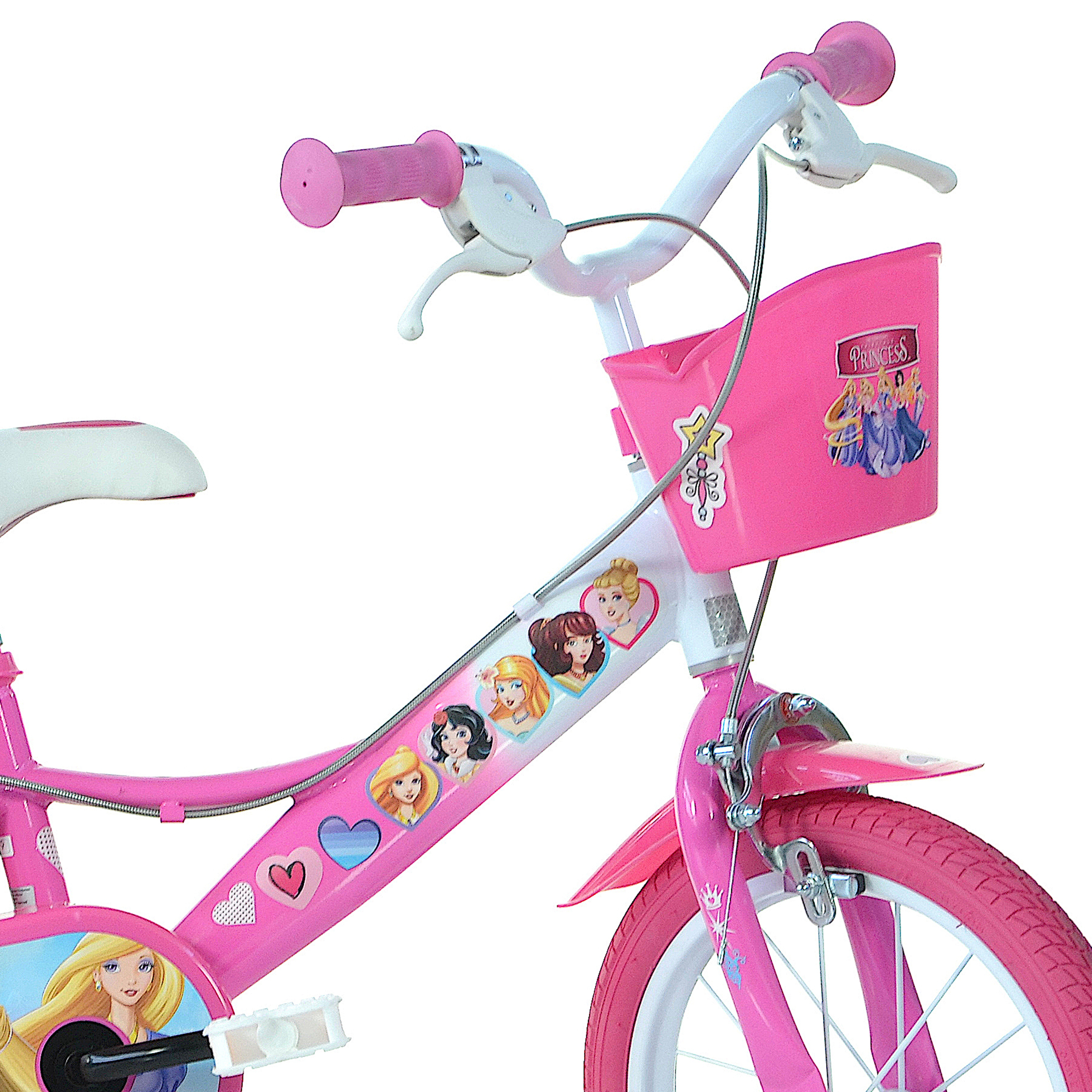 Bicicleta Niña 14 Pulgadas Fairytale Princess 4-6 Años - Rosa  MKP