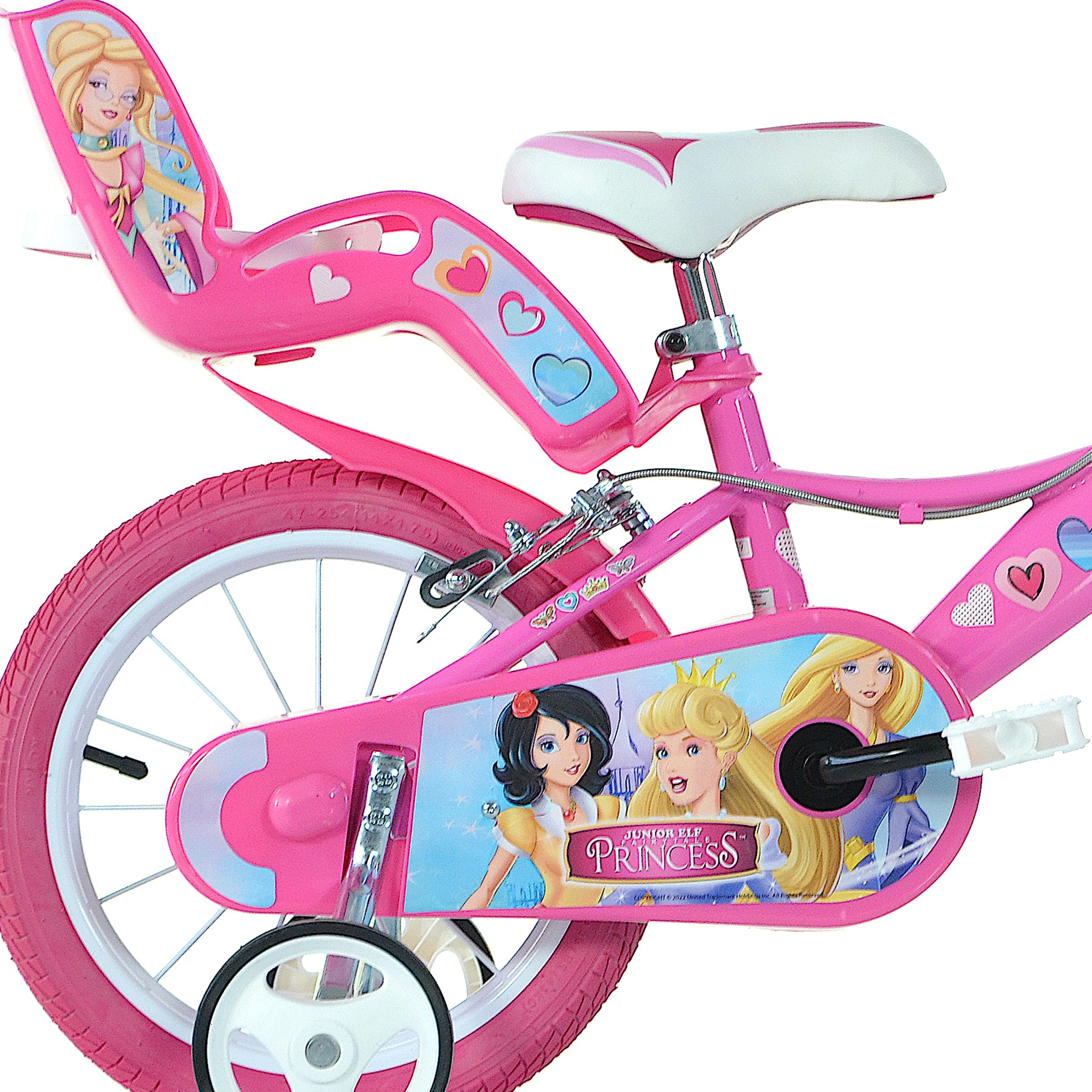 Bicicleta Niña 16 Pulgadas Fairytale Princess 5-7 Años - Rosa  MKP