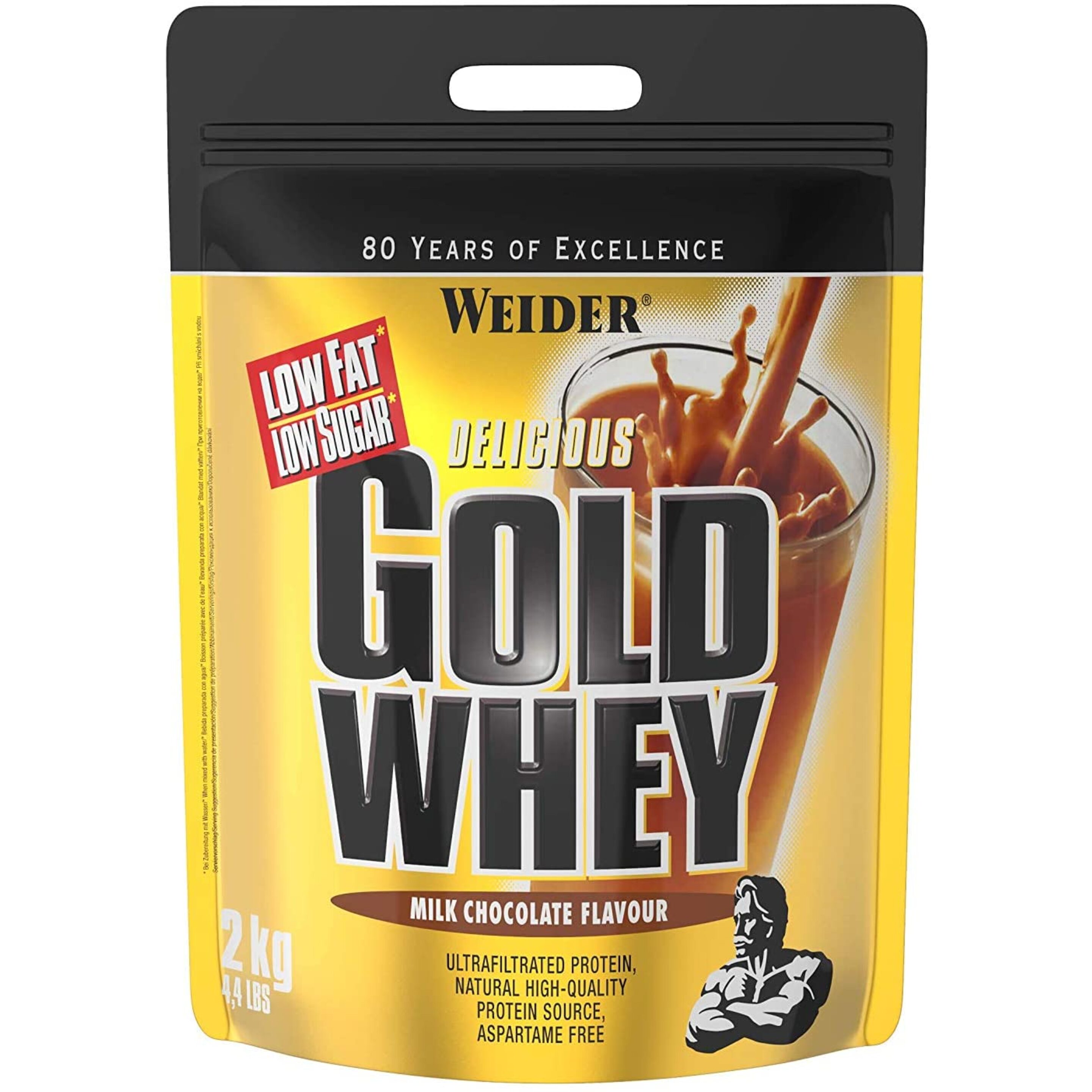 Weider Gold Whey Proteína Sabor Chocolate 2 Kg -  - 