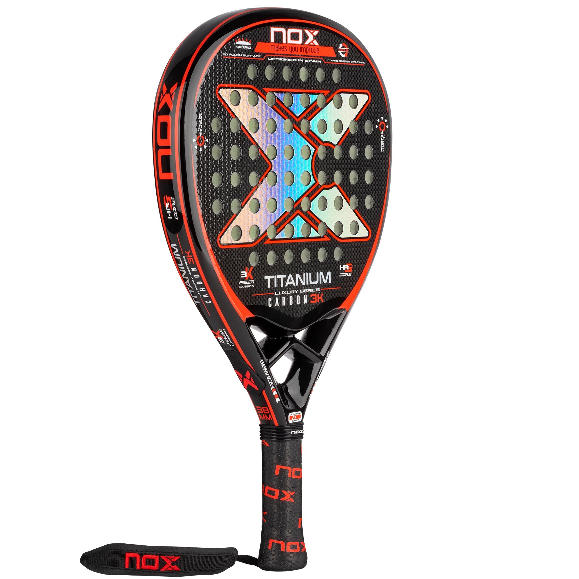 Pala De Pádel Nox Luxury Titanium 3k