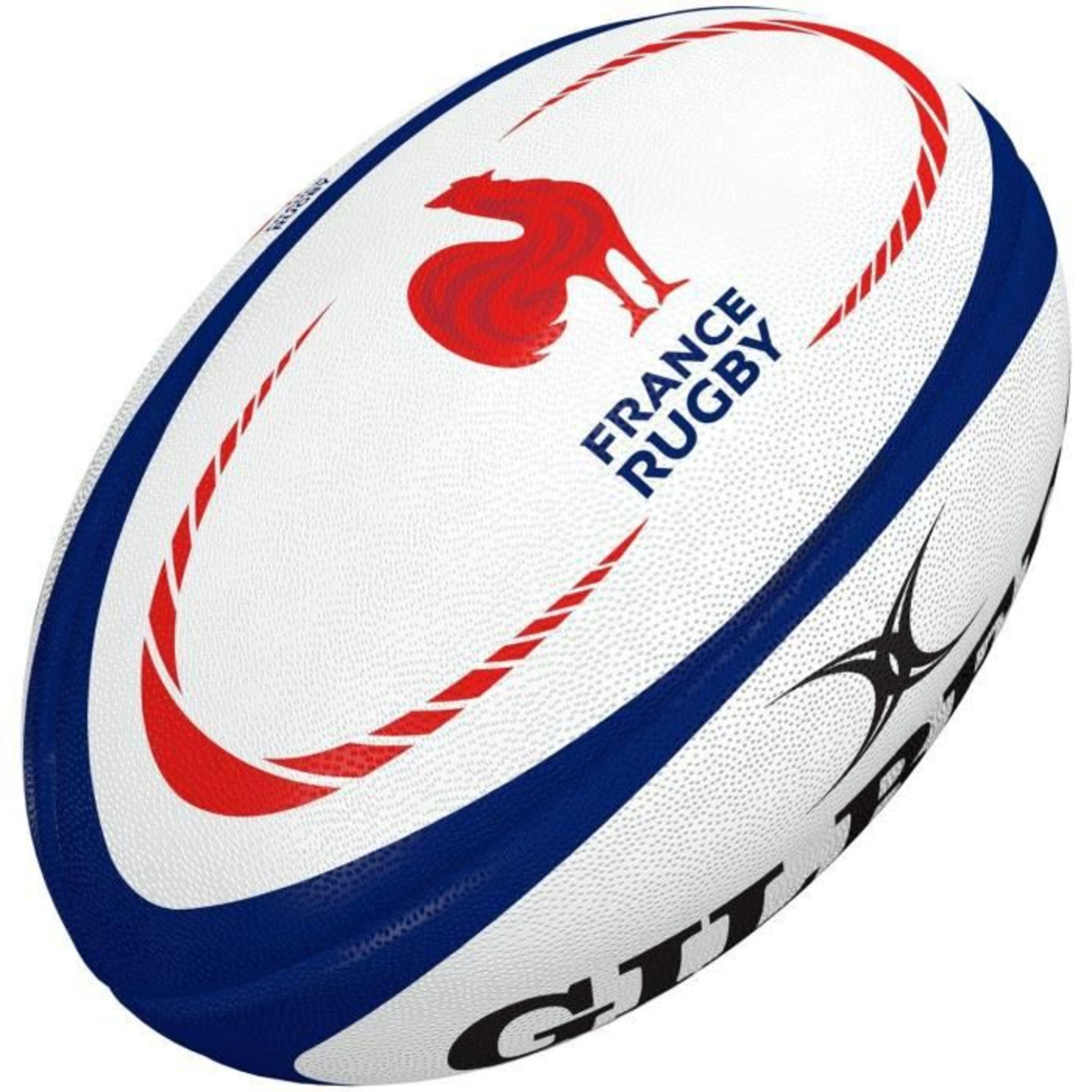 Mini Balón De Rugby Gilbert Réplica France - blanco - 