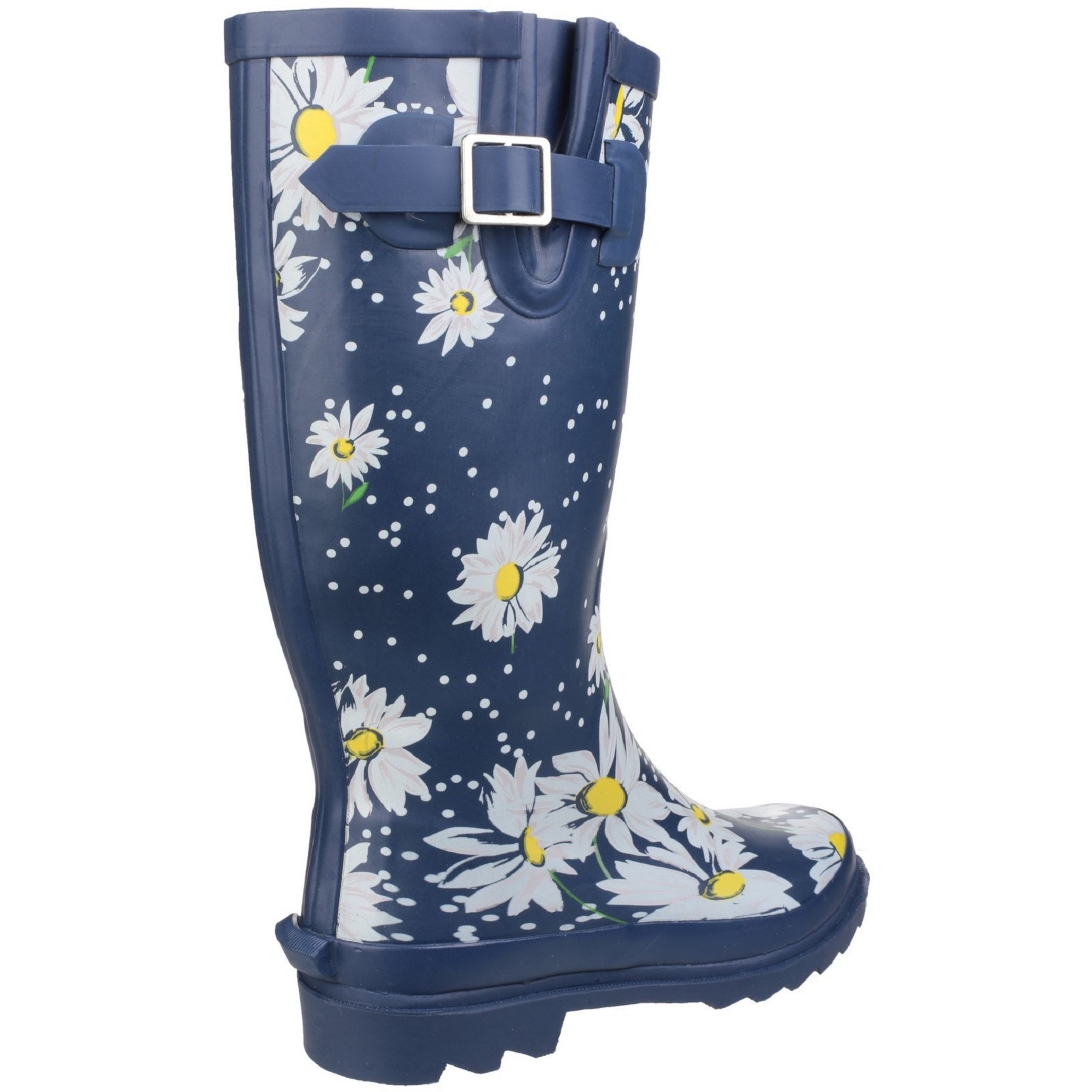Burghley Pull On Patterned Wellington Boots Womens/ladies Cotswold