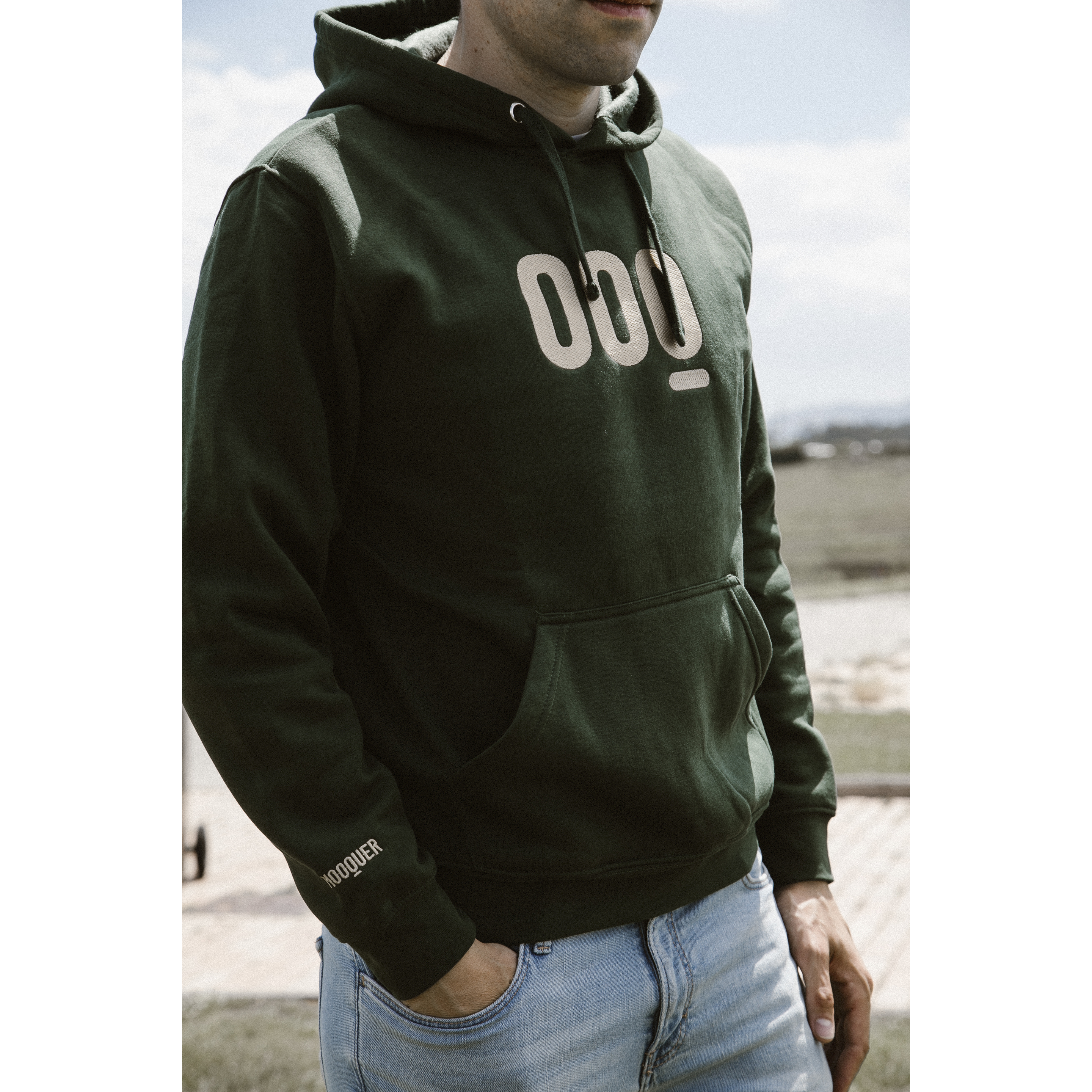 Hoodie Unisexo Mooquer Green Factory