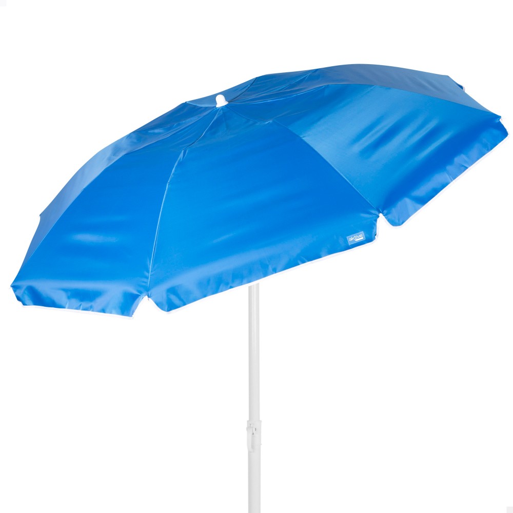 Sombrilla Playa 180 Cm Compacta E Inclinable Uv50 C/funda Aktive - azul - 