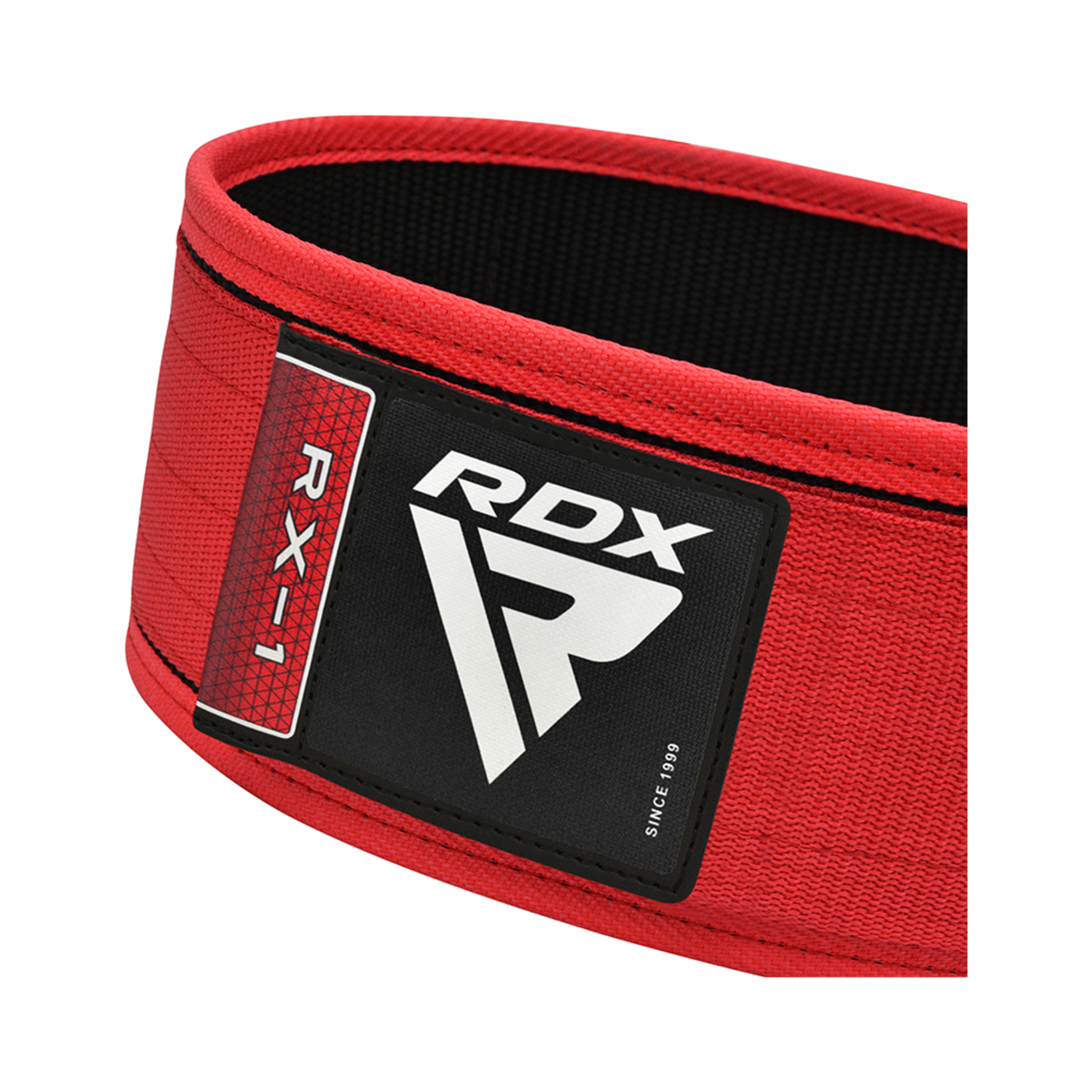 Cinturón De Fitness Rdx Wbs-rx1 - Rojo - Weightlifting Powerlifting Fitness  MKP