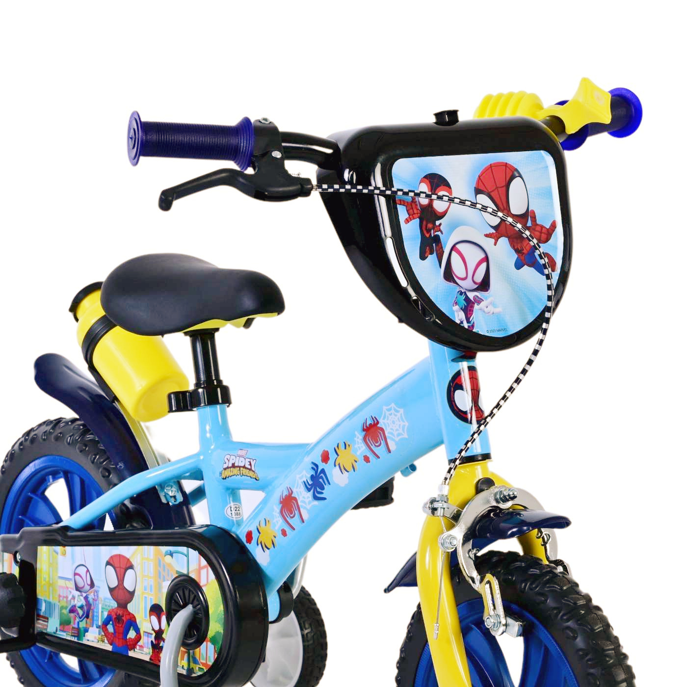 Bicicleta Marvel 12 Pulgadas Spidey 3-5 Años - azul - 