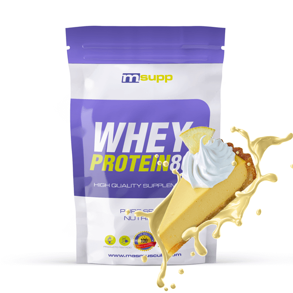 Whey Protein80 - 500g De Mm Supplements Sabor Pastel De Limón
