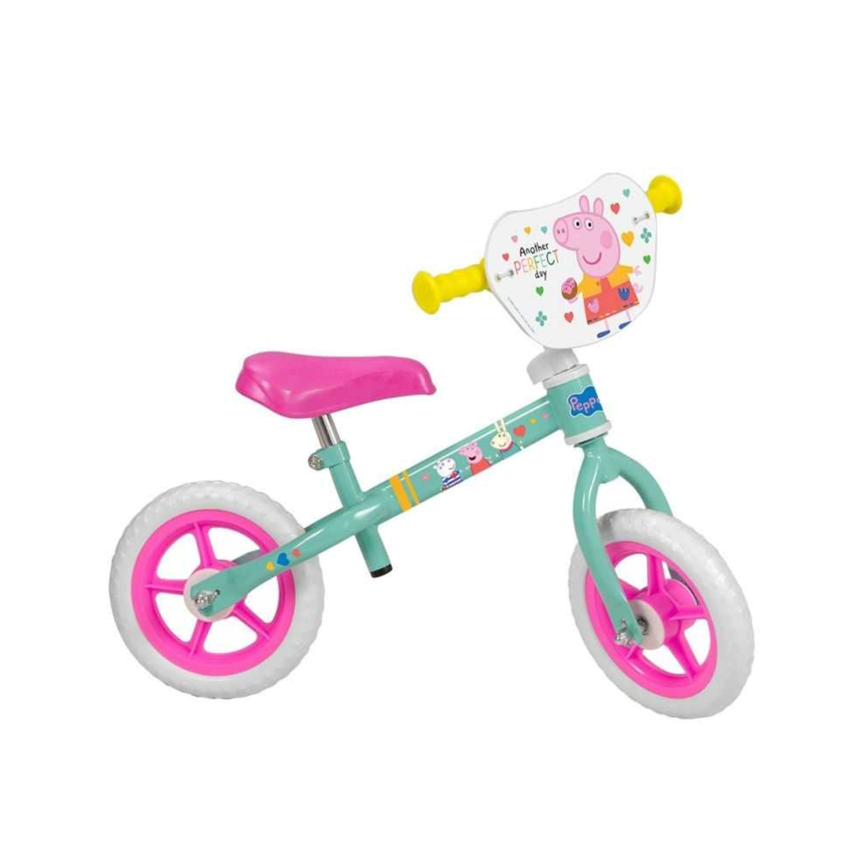 Bicicleta De Peppa Pig  De 10 Pulgadas Sin Pedales - multicolor - 