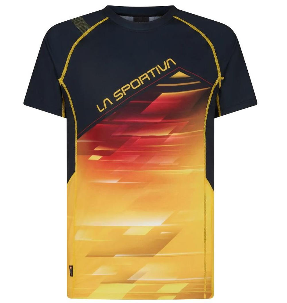 Camiseta M/corta Wave La Sportiva - negro-amarillo - 