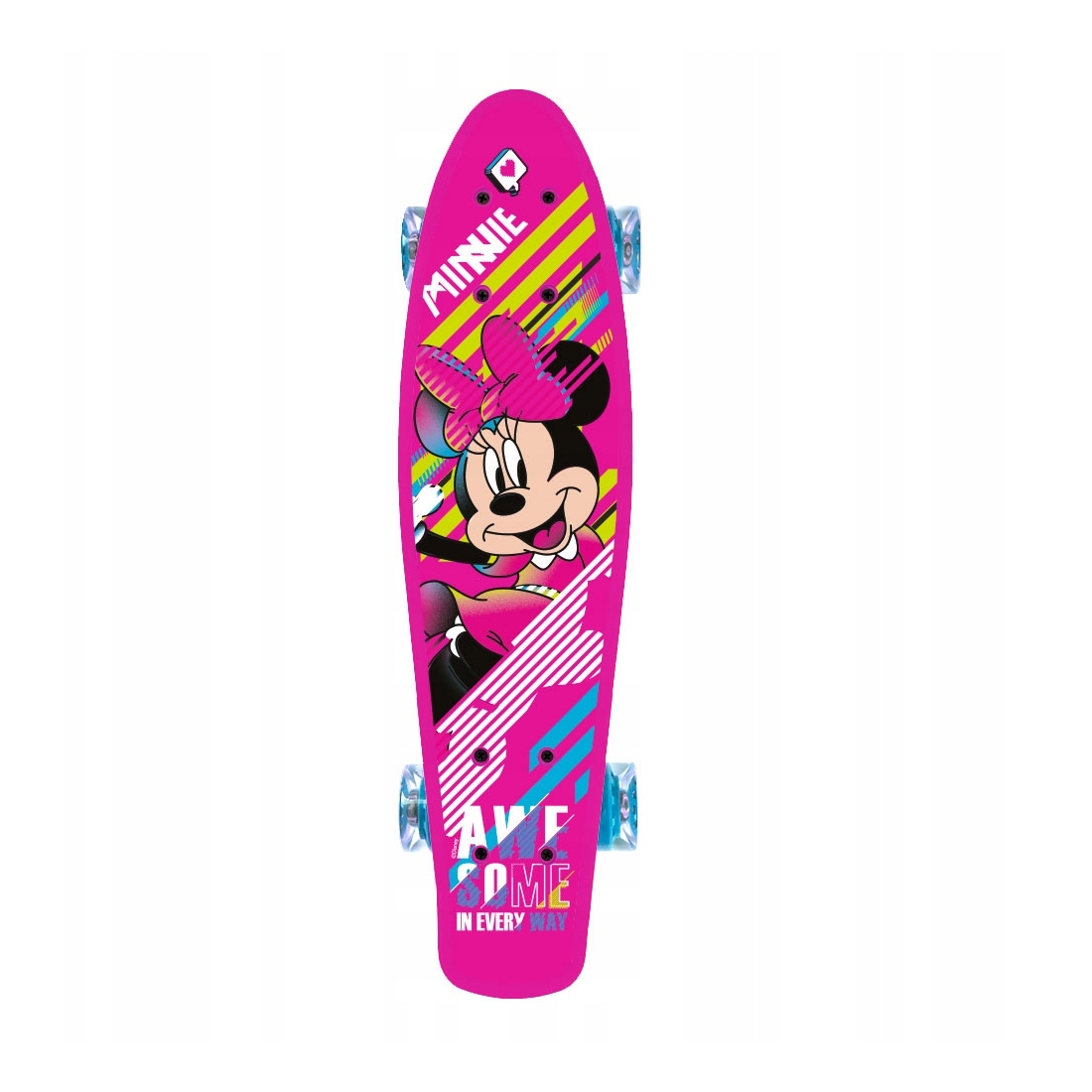 Skateboard Mini Cruiser 22 Polegadas Minnie Mouse - rosa - 