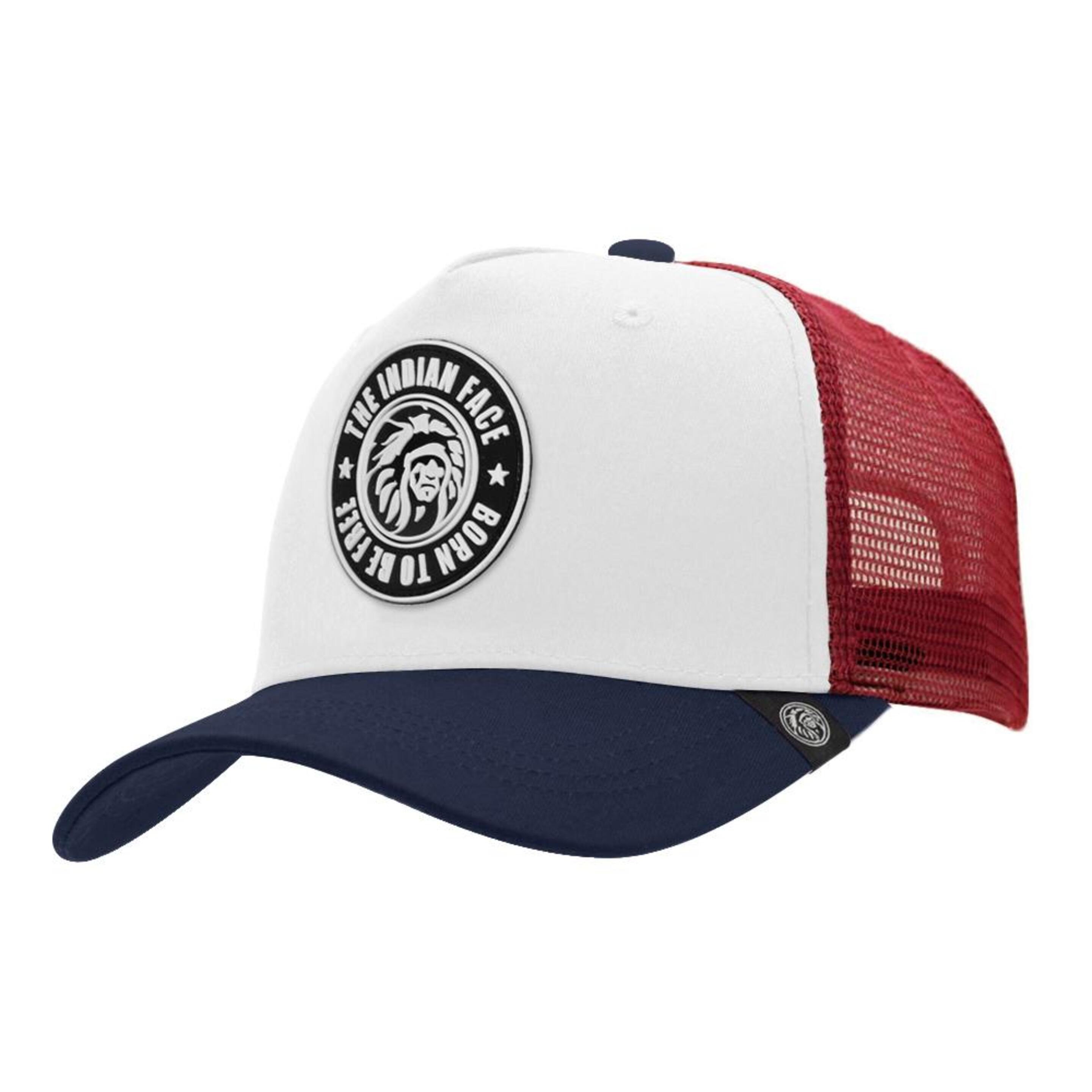 Gorra Trucker Born To Be Free Blanca The Indian Face Para Hombre Y Mujer