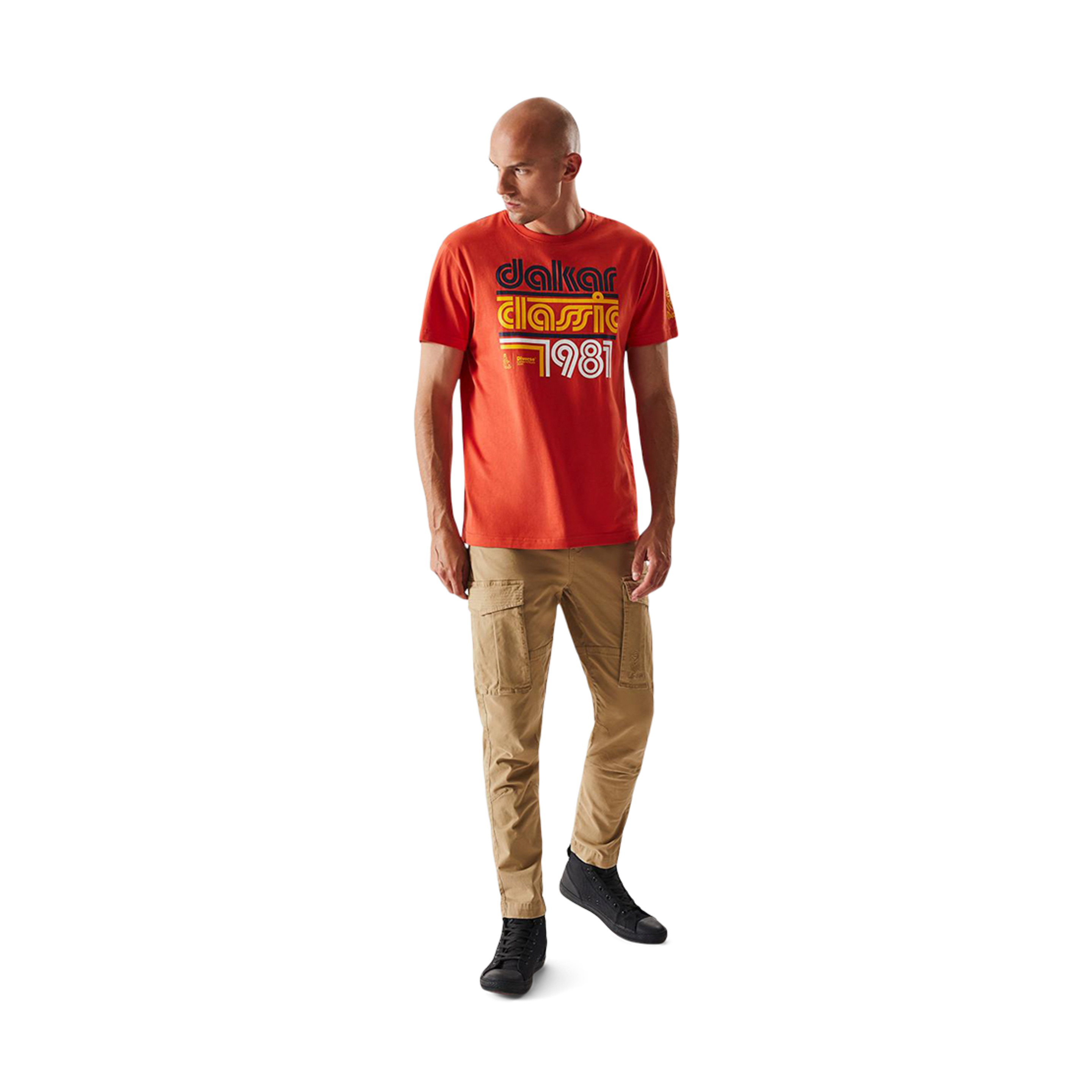 Camiseta Dakar Shoes Dkr Cl 0222 - Rojo  MKP