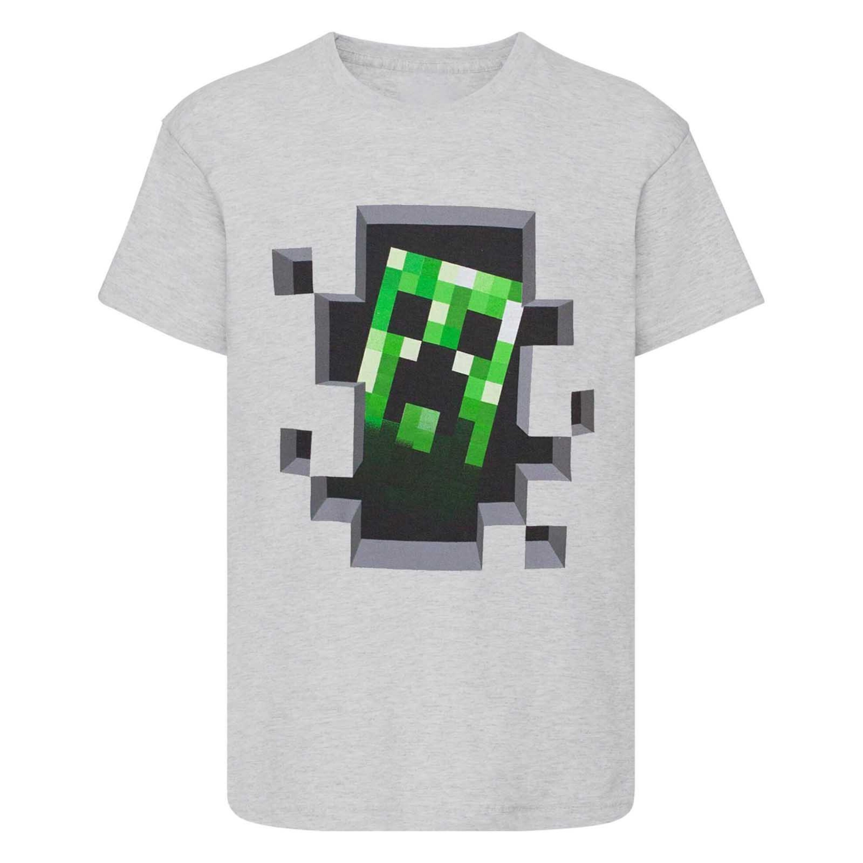 Camiseta Infantil Creeper Minecraft