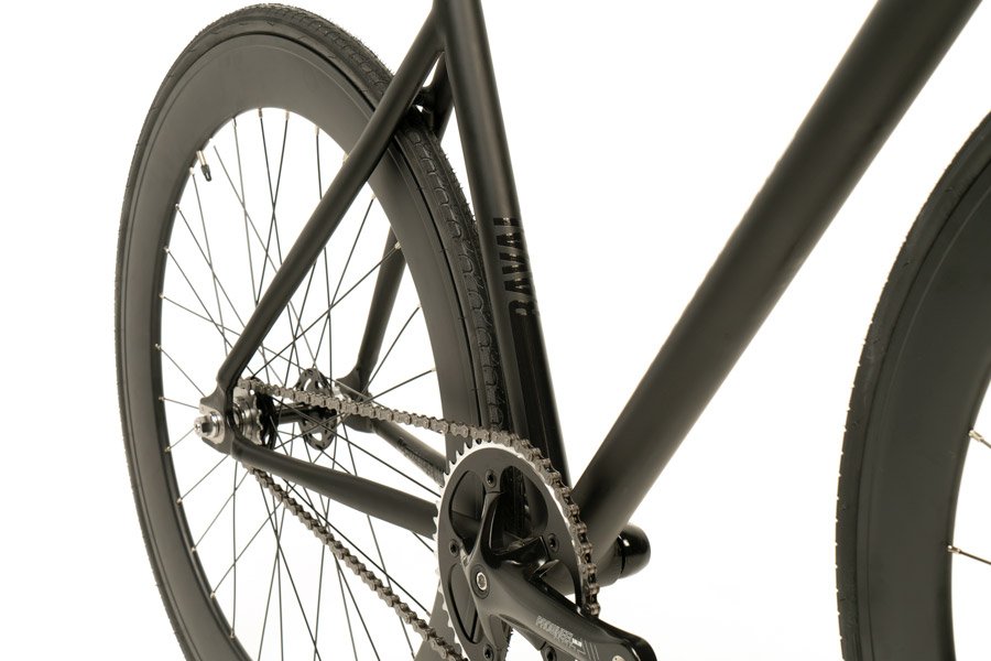 Bicicleta Santafixie Raval Matte Black 40mm 3 Velocidades