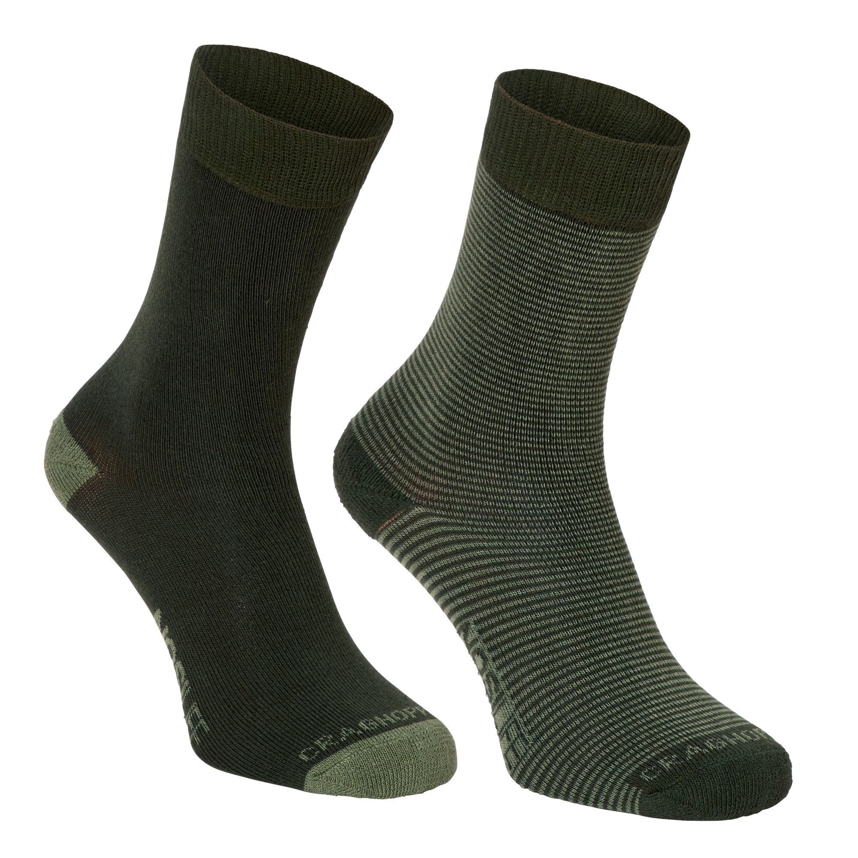 Craghoppers - Calcetines Deportivos Tecnología Nosilife Para Hombre Caballero (Paquete De 2) (Verde