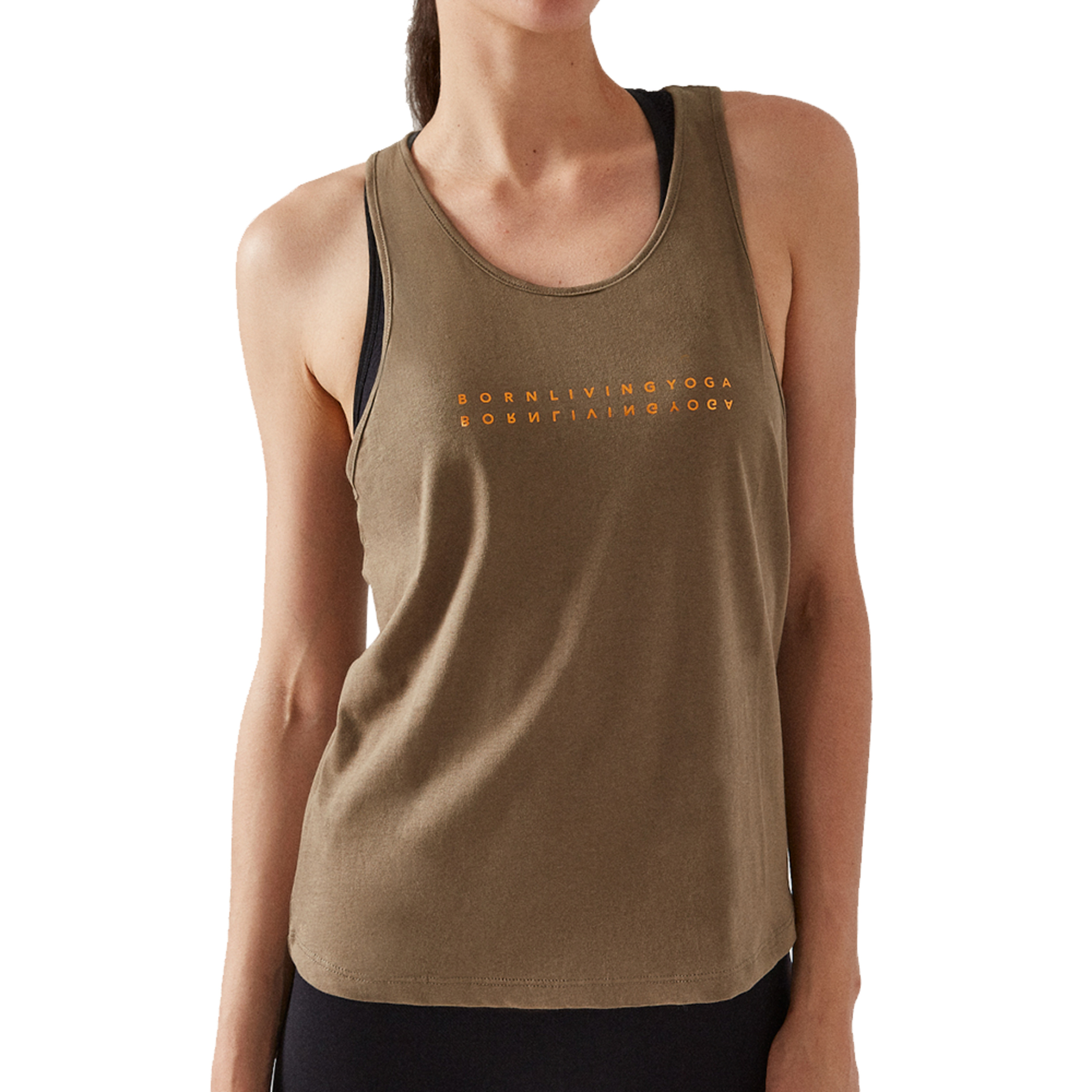 Camiseta De Mujer Bronze Born Living Yoga