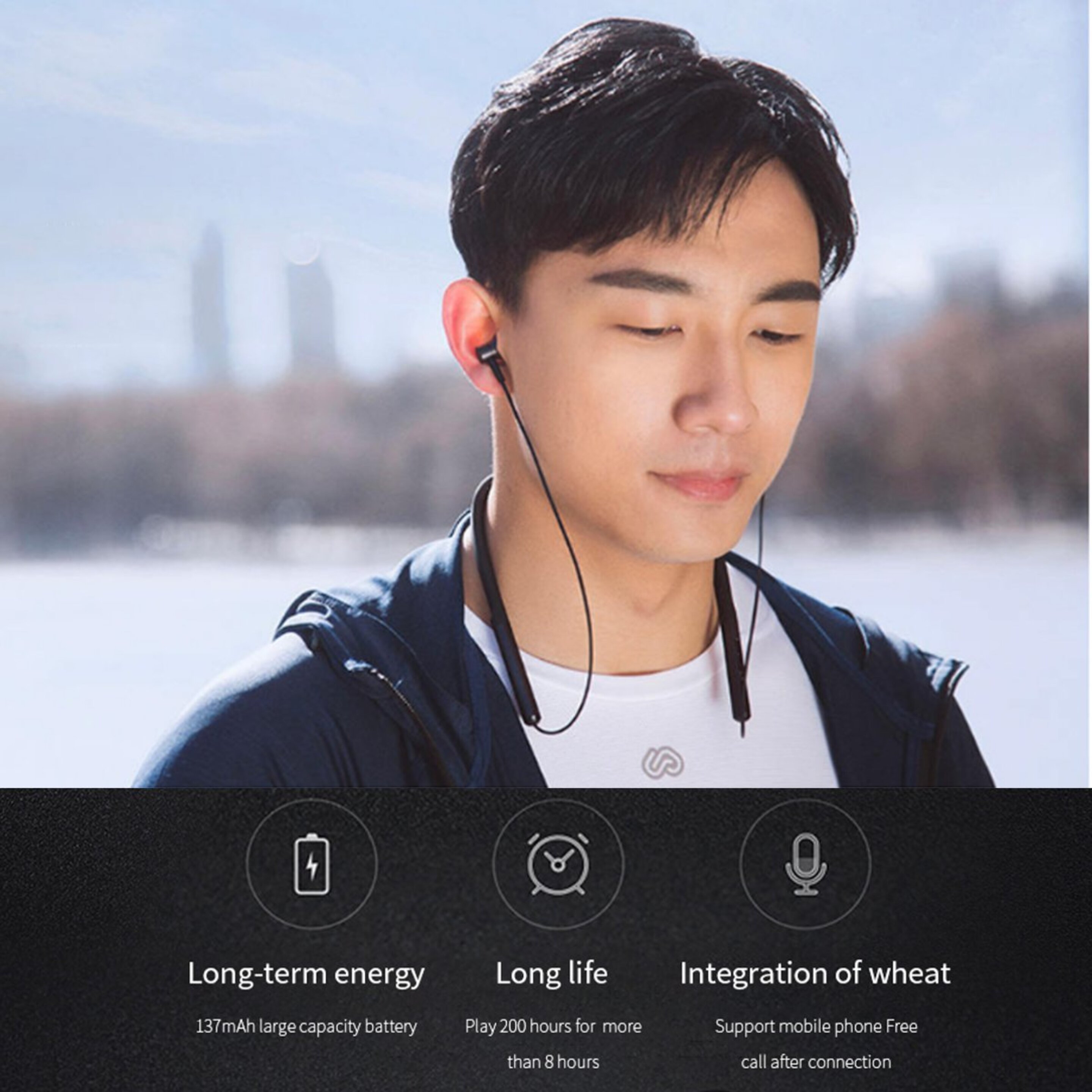 Auriculares Deportivos Xiaomi Bluetooth4.1 (Negro)