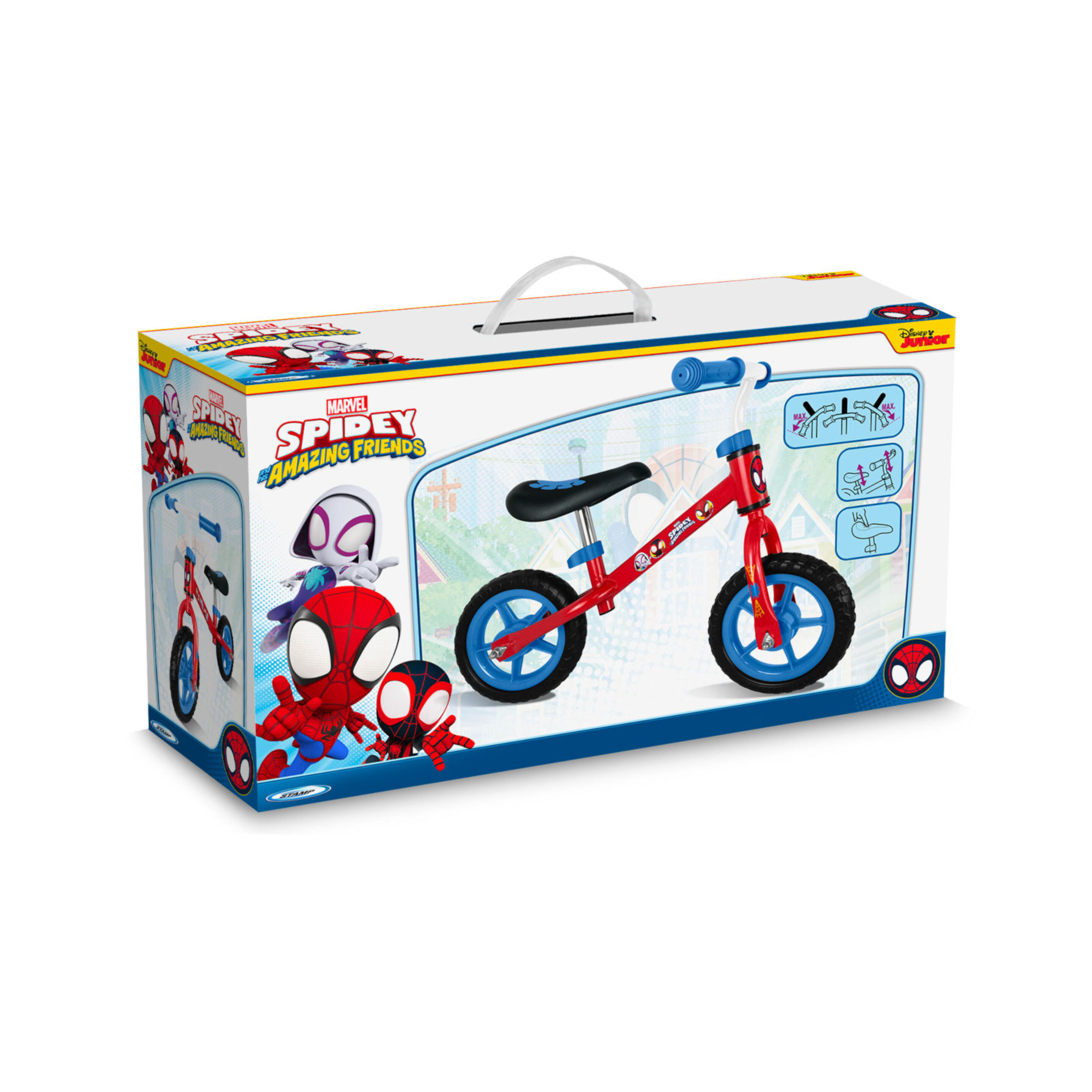 Bicicleta Equilibrio 10 Pulgadas Spidey 2-4 Años