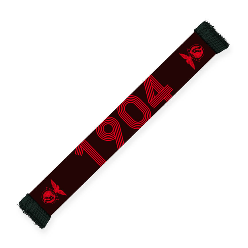 Bufanda Negra 1904 - rojo-negro - 