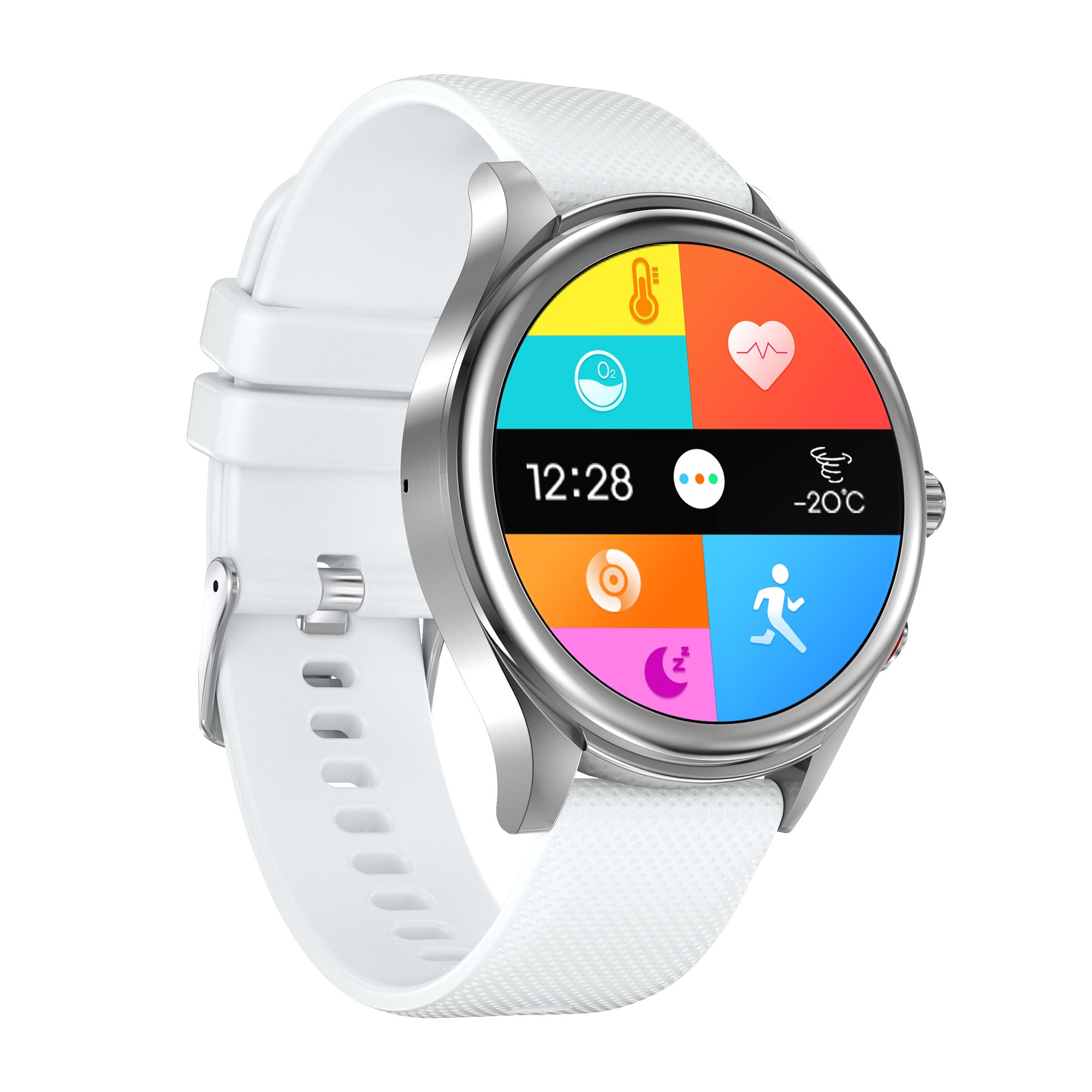 Smartwatch Relógio Esportivo Smartek Branco Sw-435w