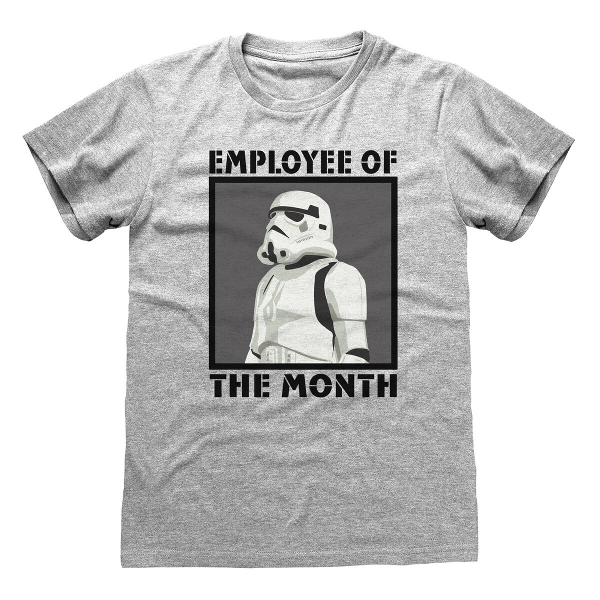 Camiseta De Manga Corta Star Wars Employee Of The Month - gris - 