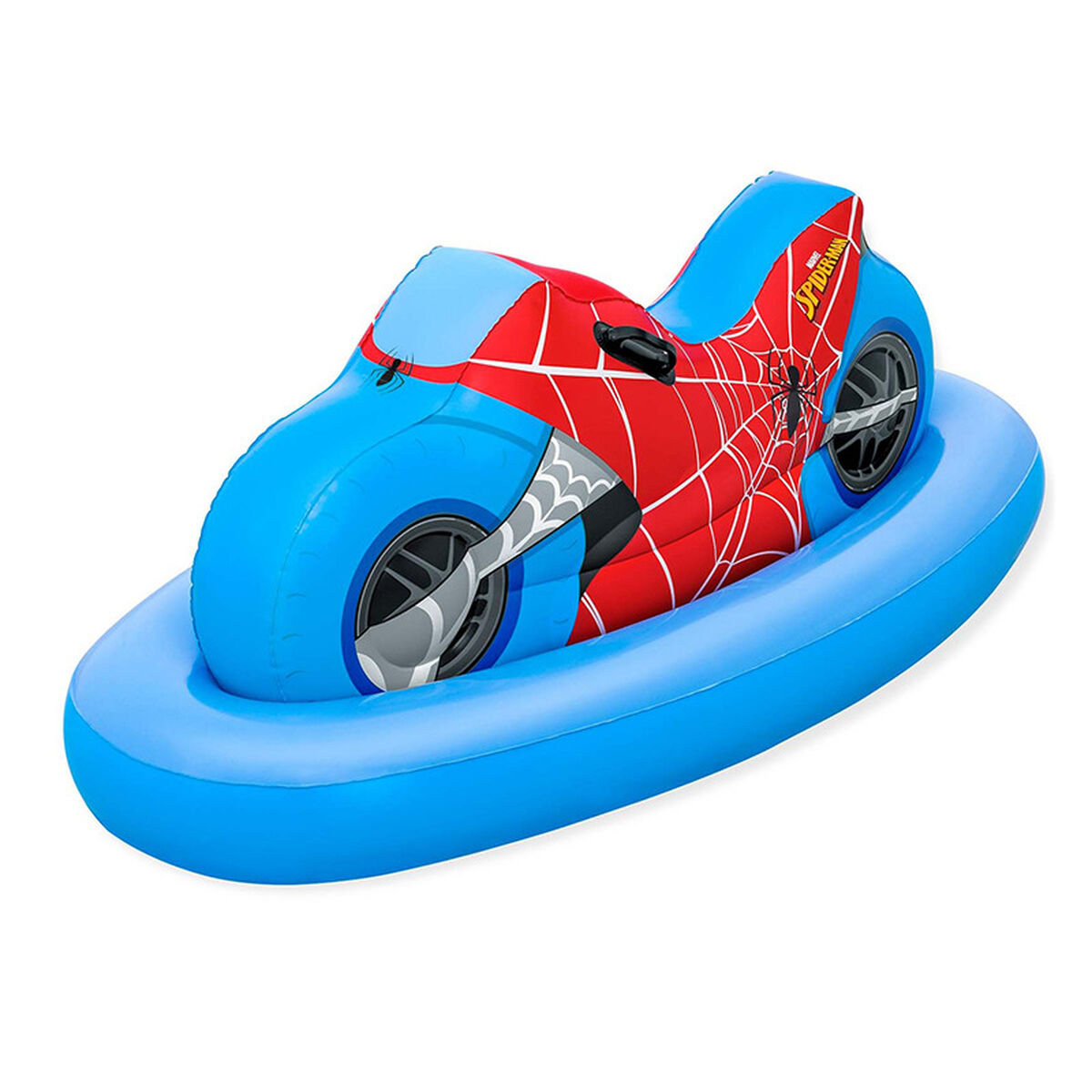 Flotador Hinchable Bestway Moto Spiderman 170 X 84 Cm