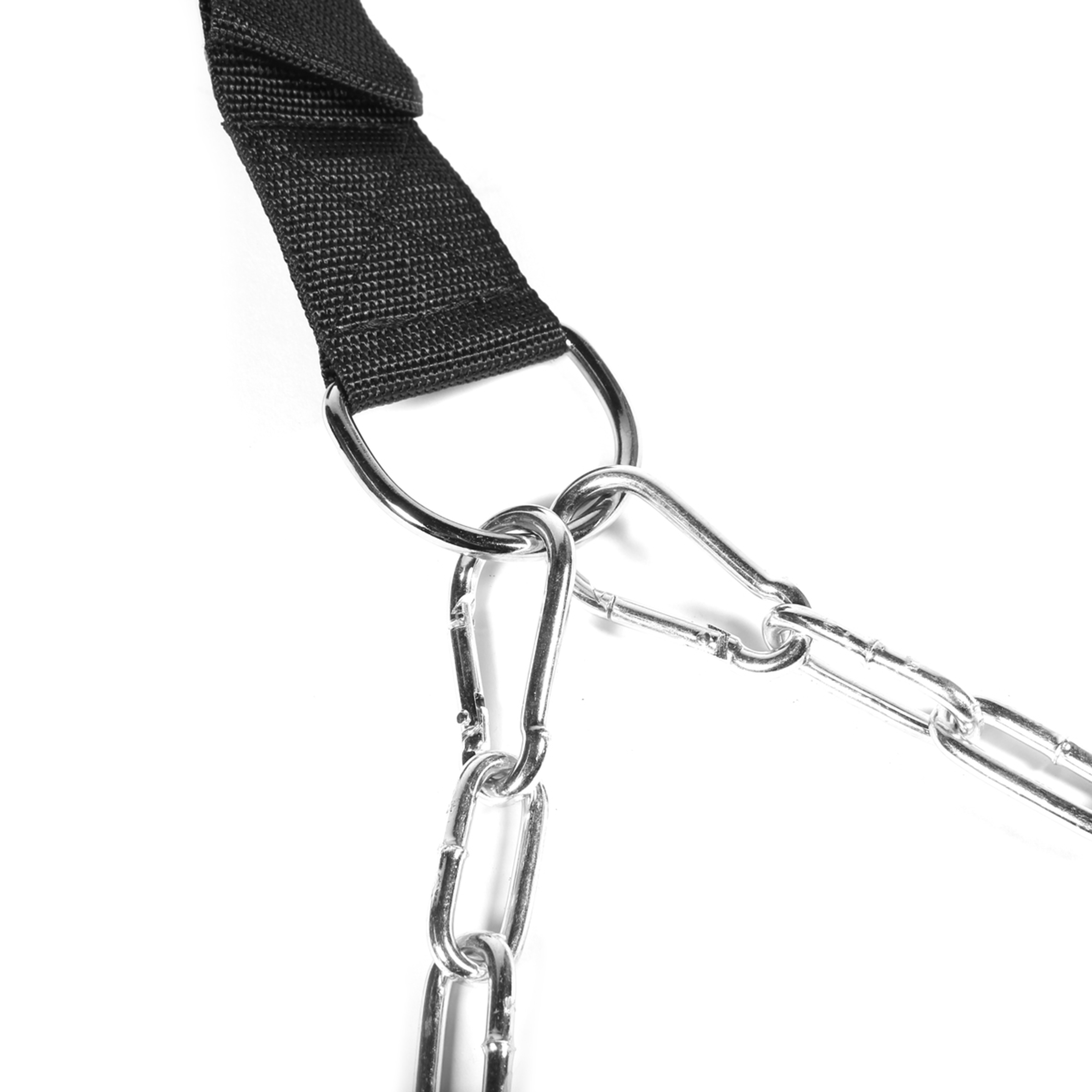 Cinturón De Pesas De Polipropileno Con Cadena De 90cm Gladiatorfit - Negro  MKP