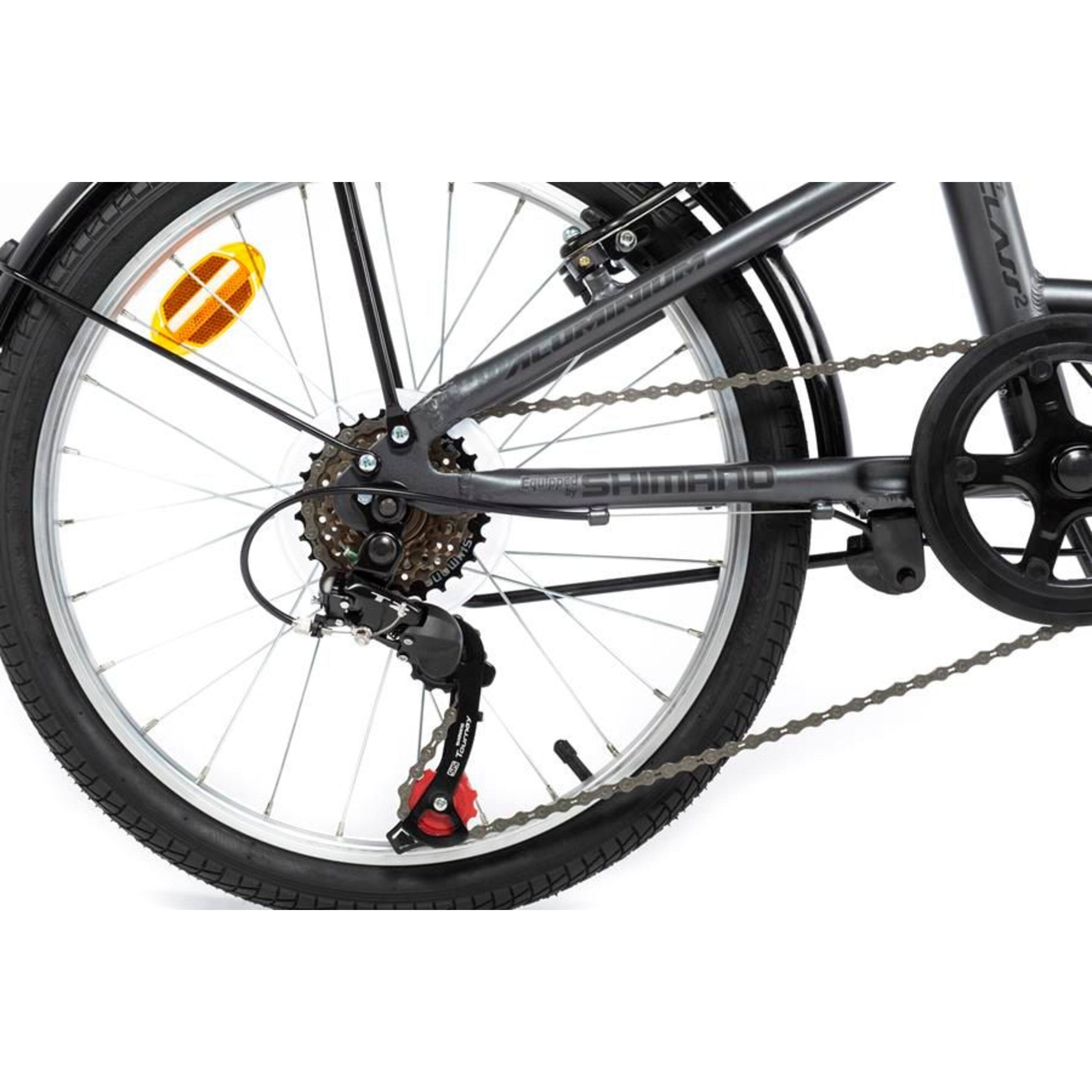 Bicicleta Plegable Urbana Moma Bikes Shimano First - Gris - Bicicleta Plegable Firstclass 20"  MKP