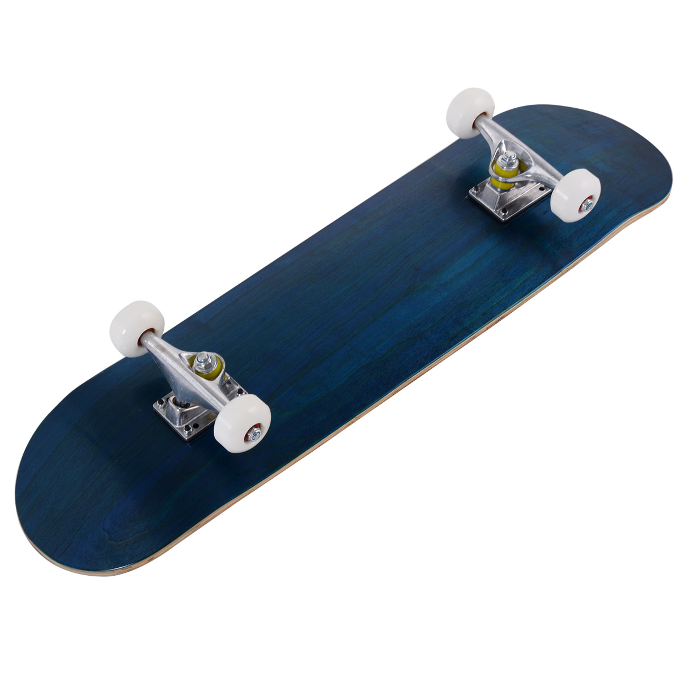 Monopatín Skateboards 79 X 20 Cm Con 4 Pu Ruedas Costway - azul-oscuro-negro - 