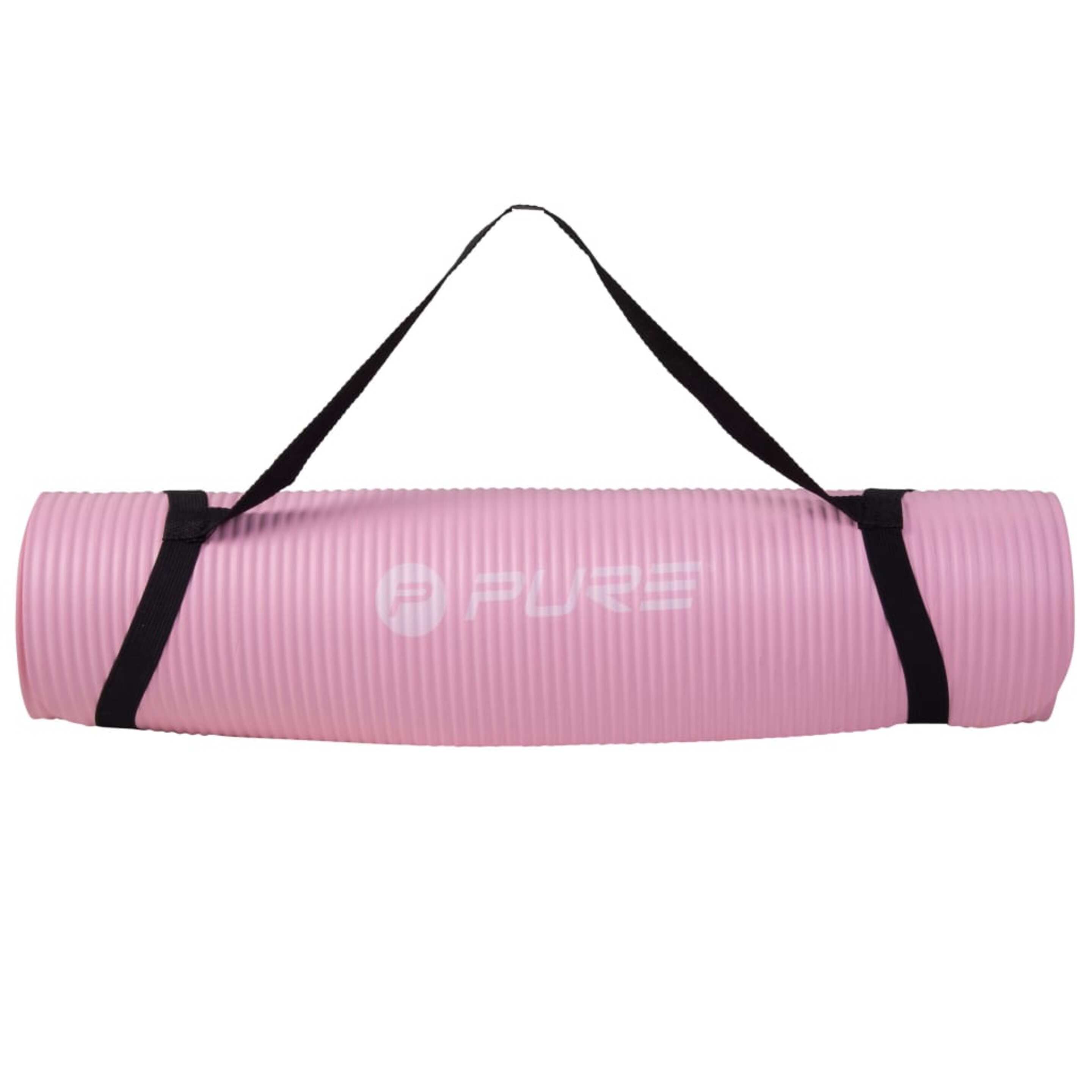 Esterilla De Yoga Pure2improve De Goma 120x60x1 Cm - rosa - 