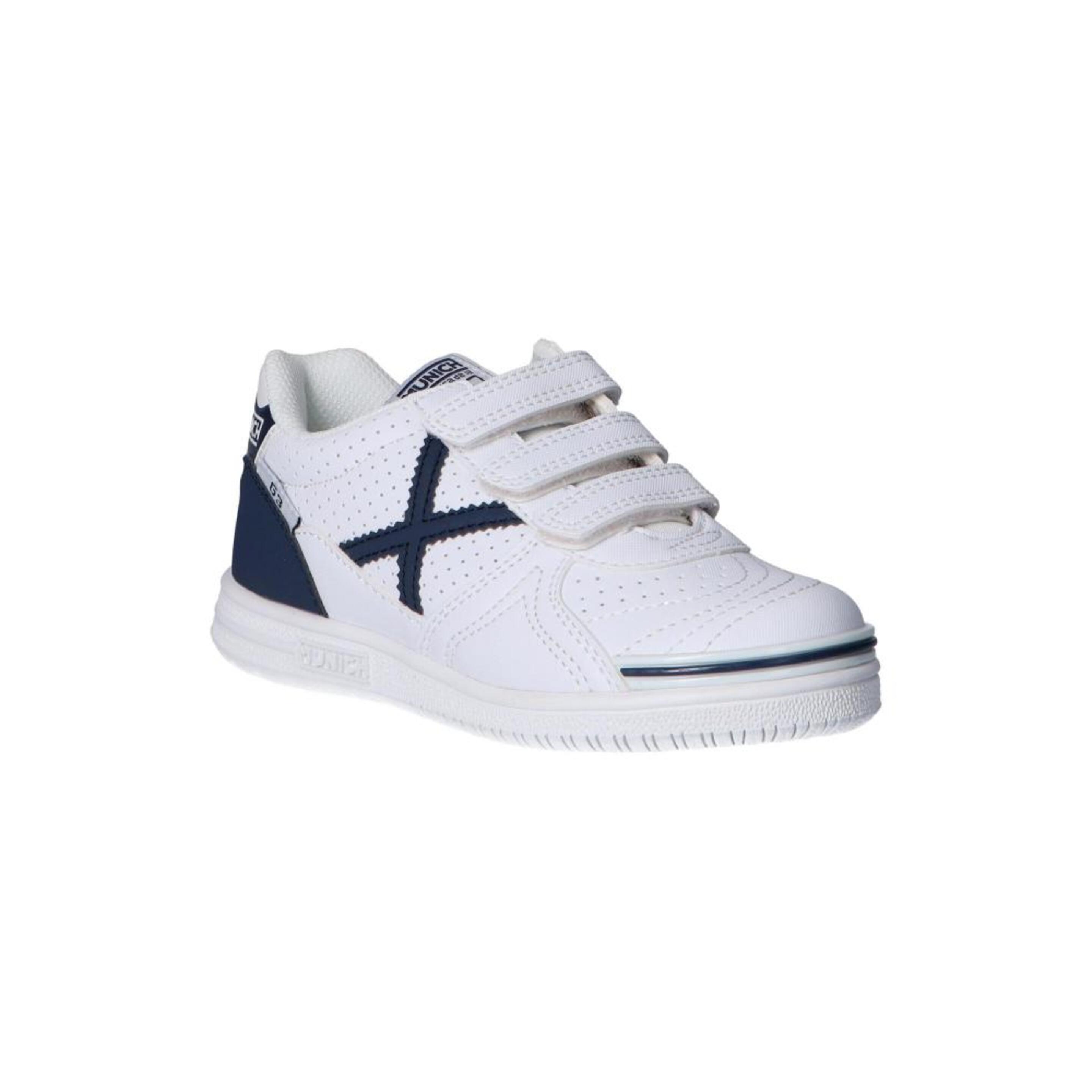 Zapatillas Munich G3-kid Vco Exclusiva G5. 1518271 Blanco/azul.