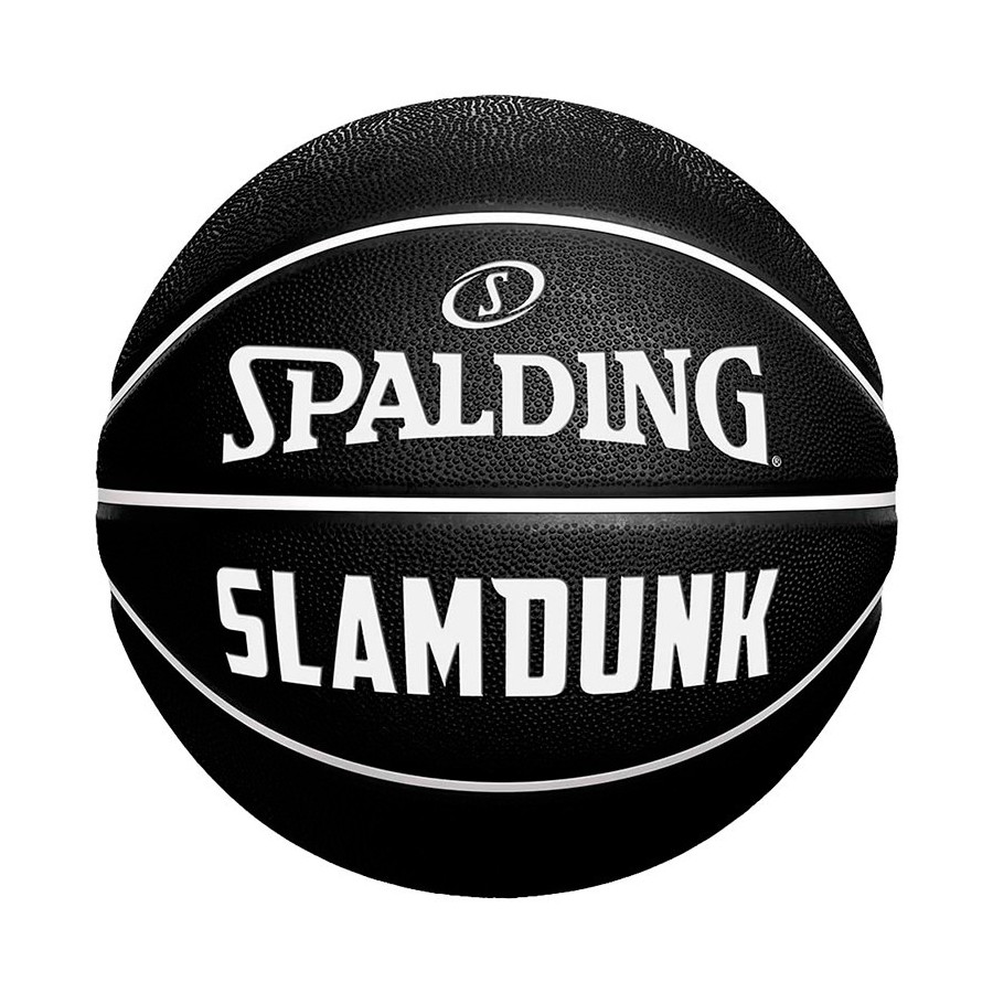 Balón De Baloncesto Spalding Slam Dunk Black Sz7