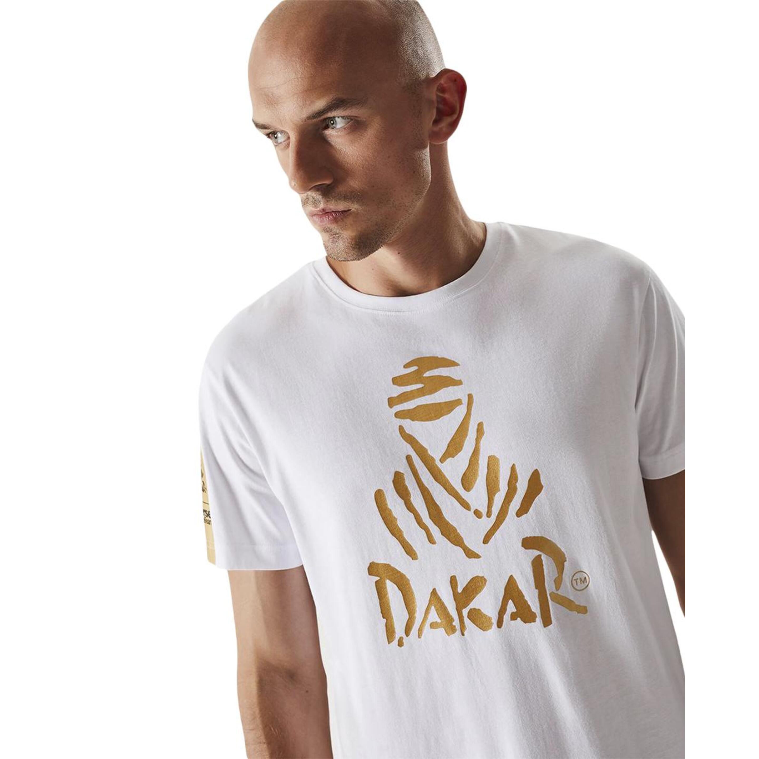 Camiseta Dakar Shoes Dkr Vip 0422 - Blanco  MKP