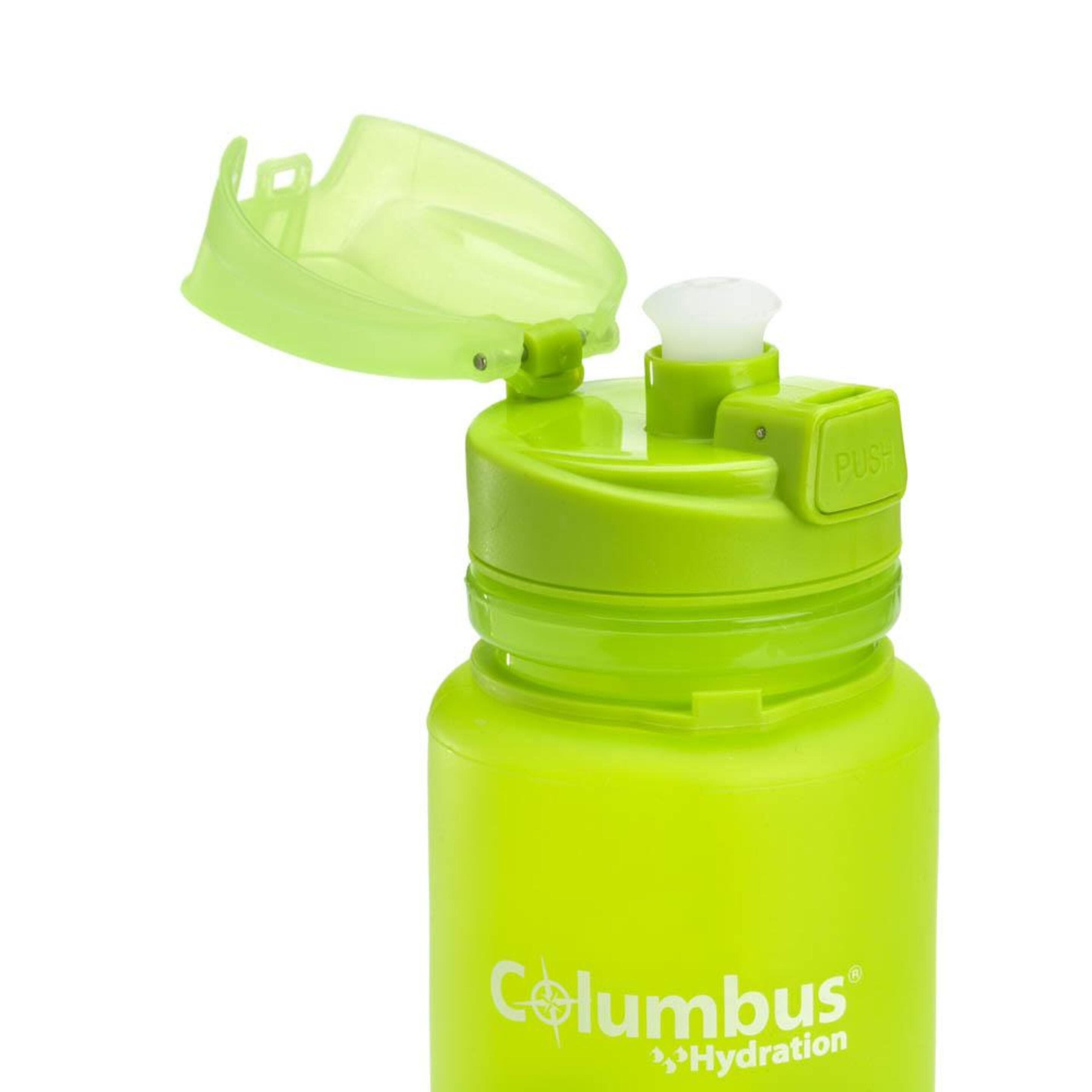 Botella De Silicona Columbus  Aqua 650 Green - verde  MKP