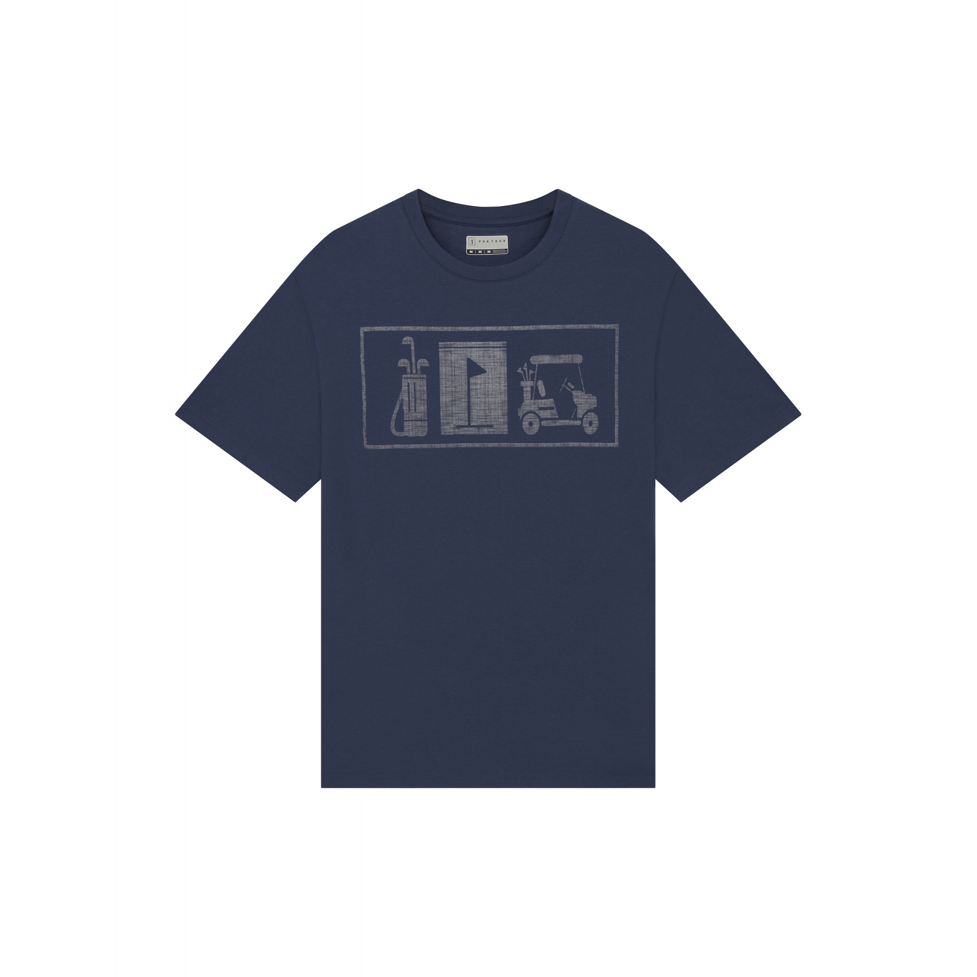 Camiseta Diseño Impreso Pga Tour - azul-marino - 