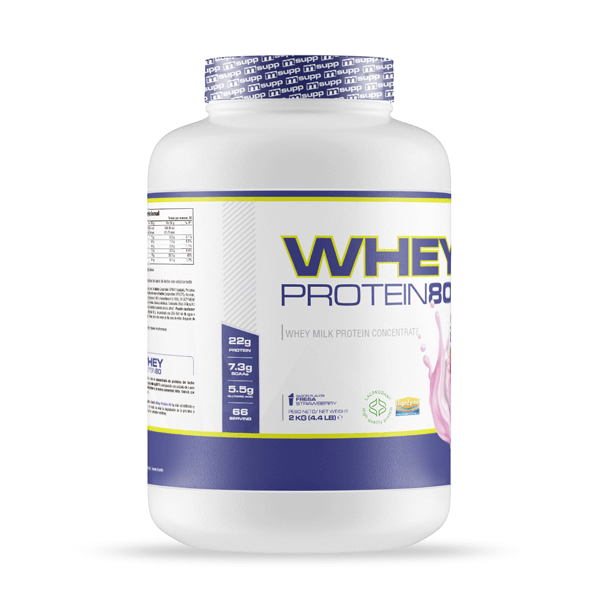 Whey Protein80 - 2 Kg De Mm Supplements Sabor Fresa