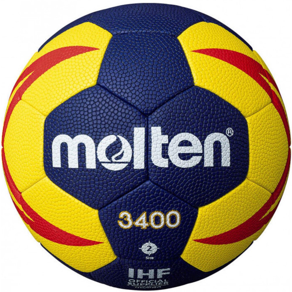 Balón De Balonmano Molten Hx3400 Ihf - amarillo-rojo - 