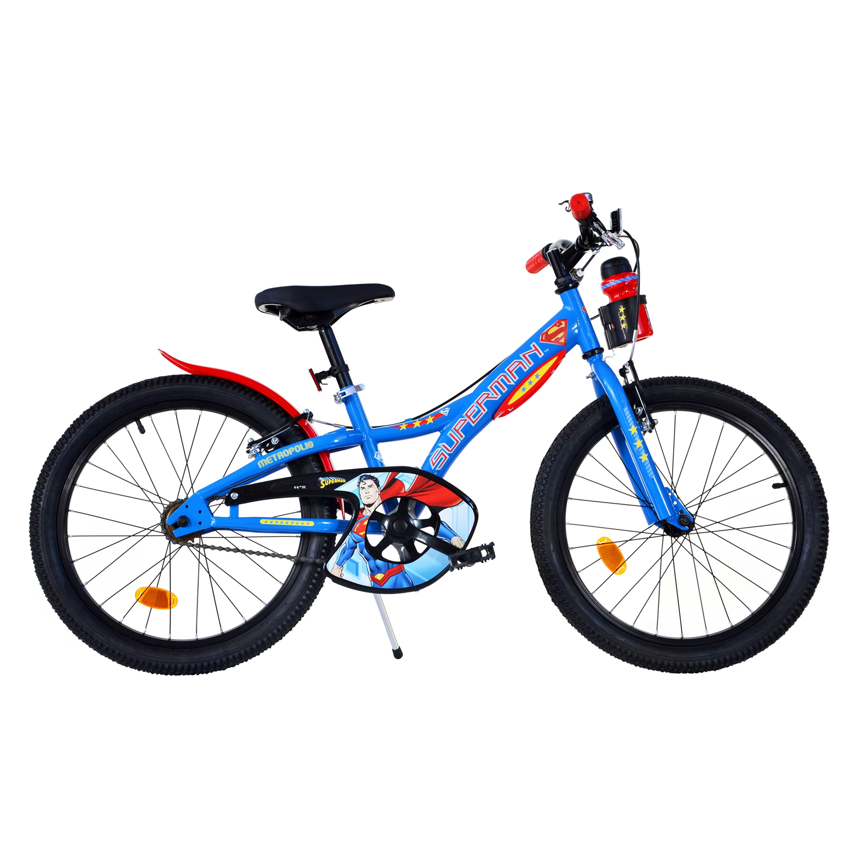 Bicicleta Infantil Superman 20 Pulgadas +7 Años - azul - 