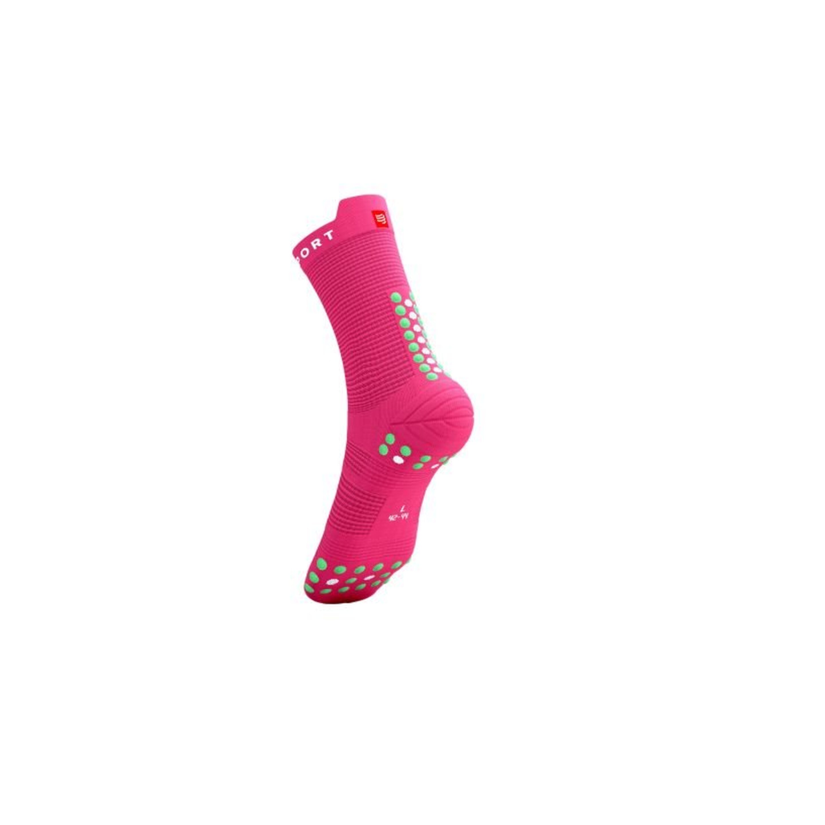 Meias De Corrida Pro Racing Socks V4.0 High Pink Compressport