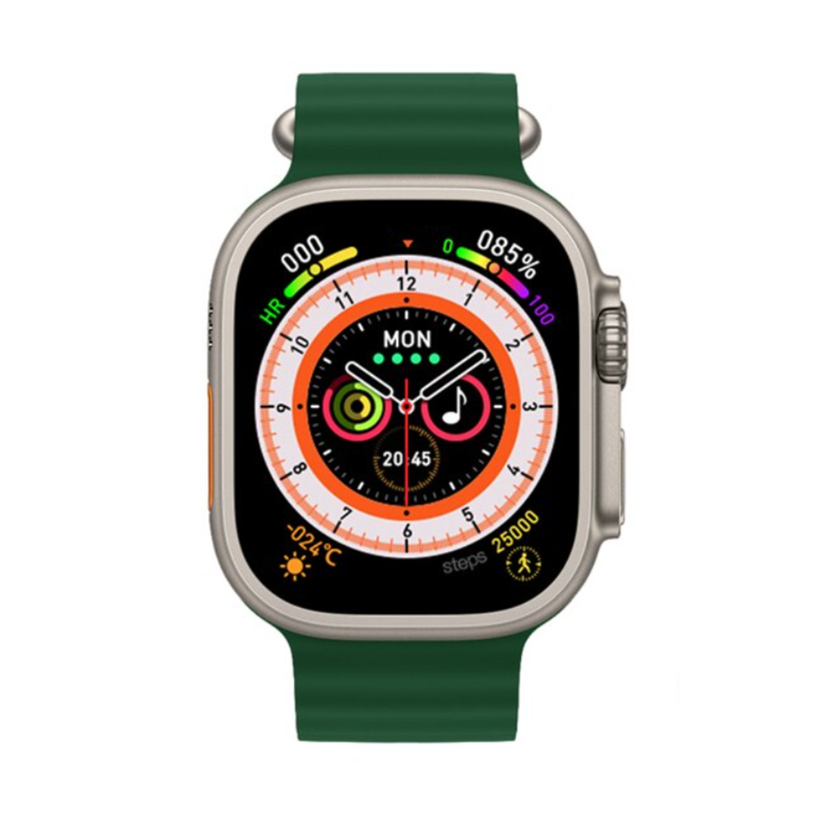 Reloj Inteligente Smartwatch Smartek Sw-wk8 Ultra Serie 8,bt, Llamadas, Carga Inalámbrica - verde - 