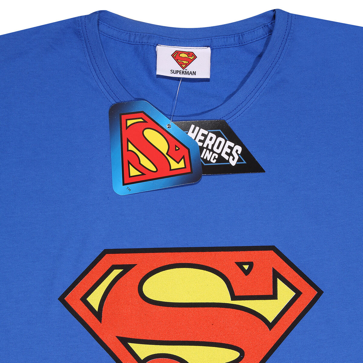 Camisola De Manga Curta Superman Logo
