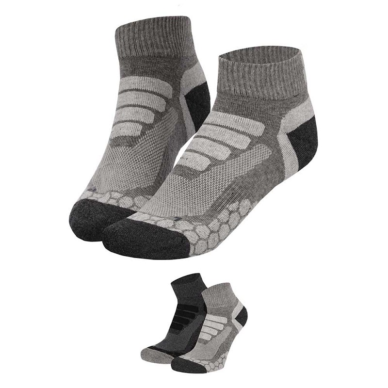 Meias Curtas Xtreme Sockswear Técnicas Caminhada - Cinzento | Sport Zone MKP