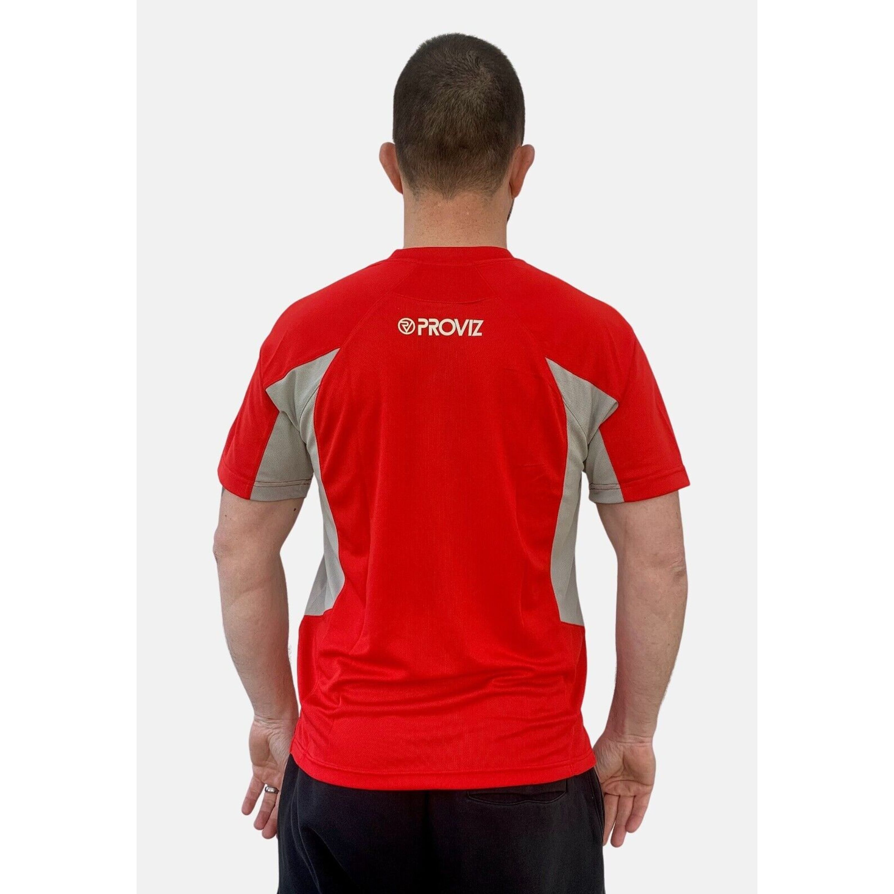 Proviz Classic Refletive Sports T-shirt - Vermelho | Sport Zone MKP