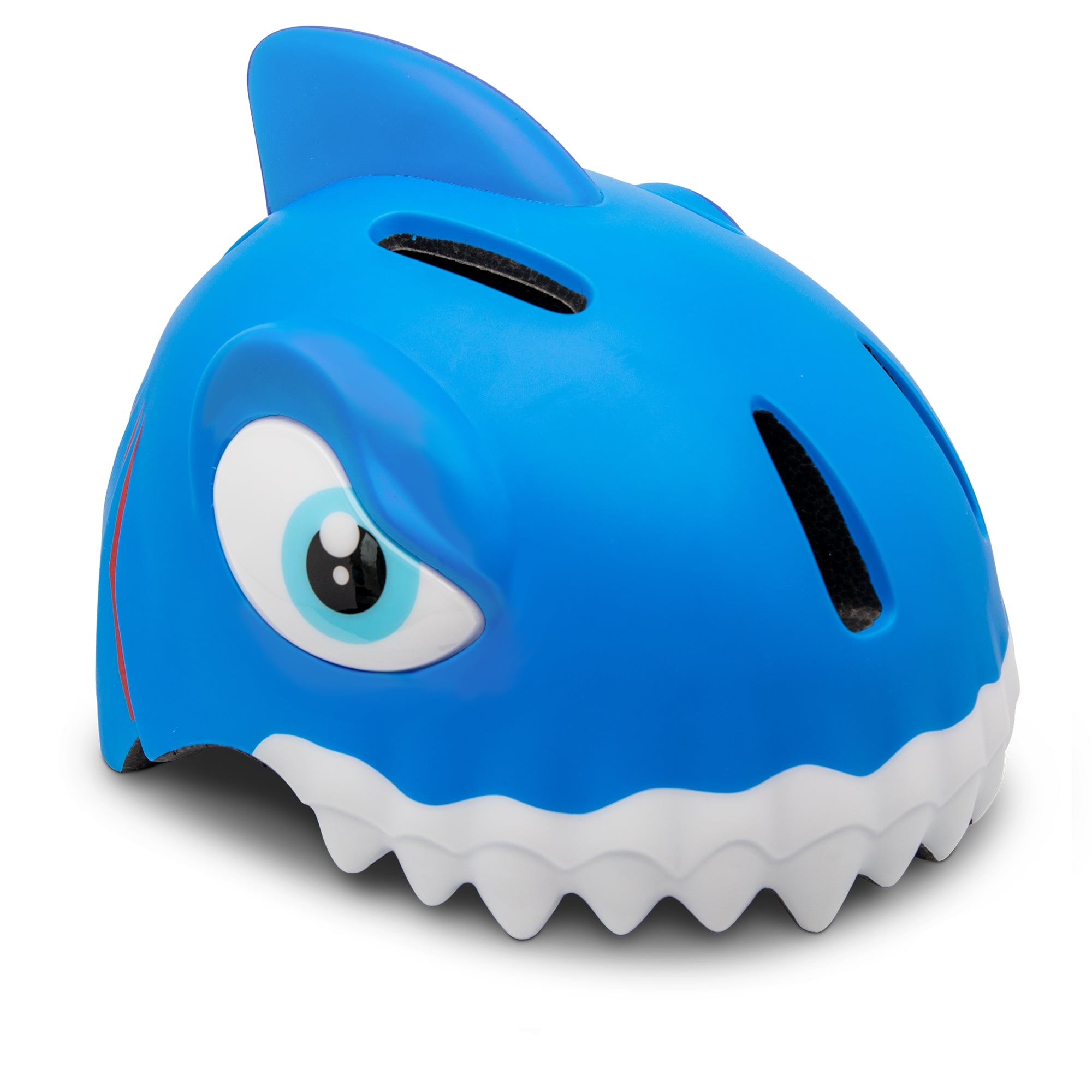 Casco De Bici Crazy Safety Tiburón Azul Certificado En1078 - azul - 