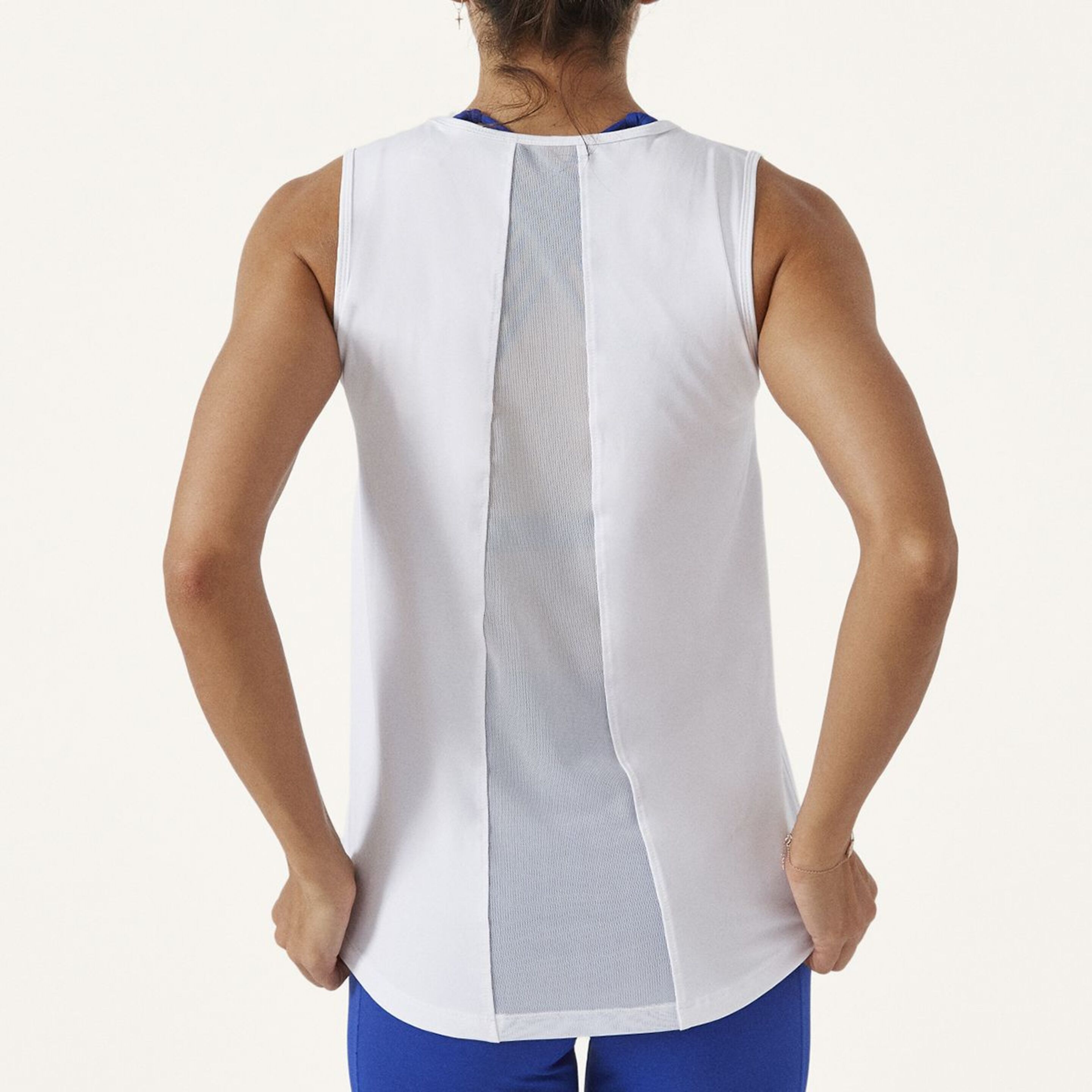 Camiseta Born Living Yoga Mesh - Blanco - Yoga Mujer  MKP