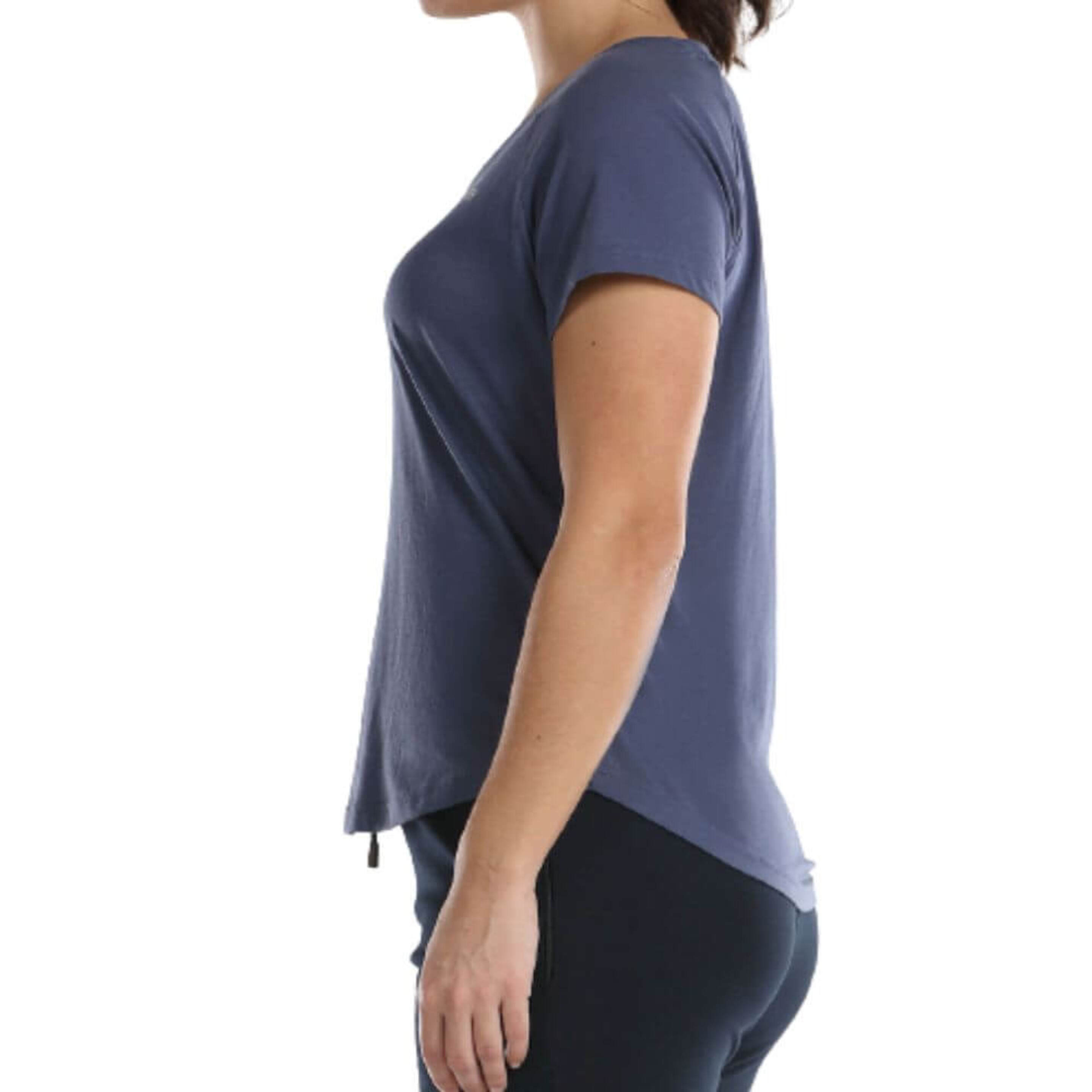 T-shirt Proportions De Cardio-training Com Decote Em V Mulher Nobsa. Azul