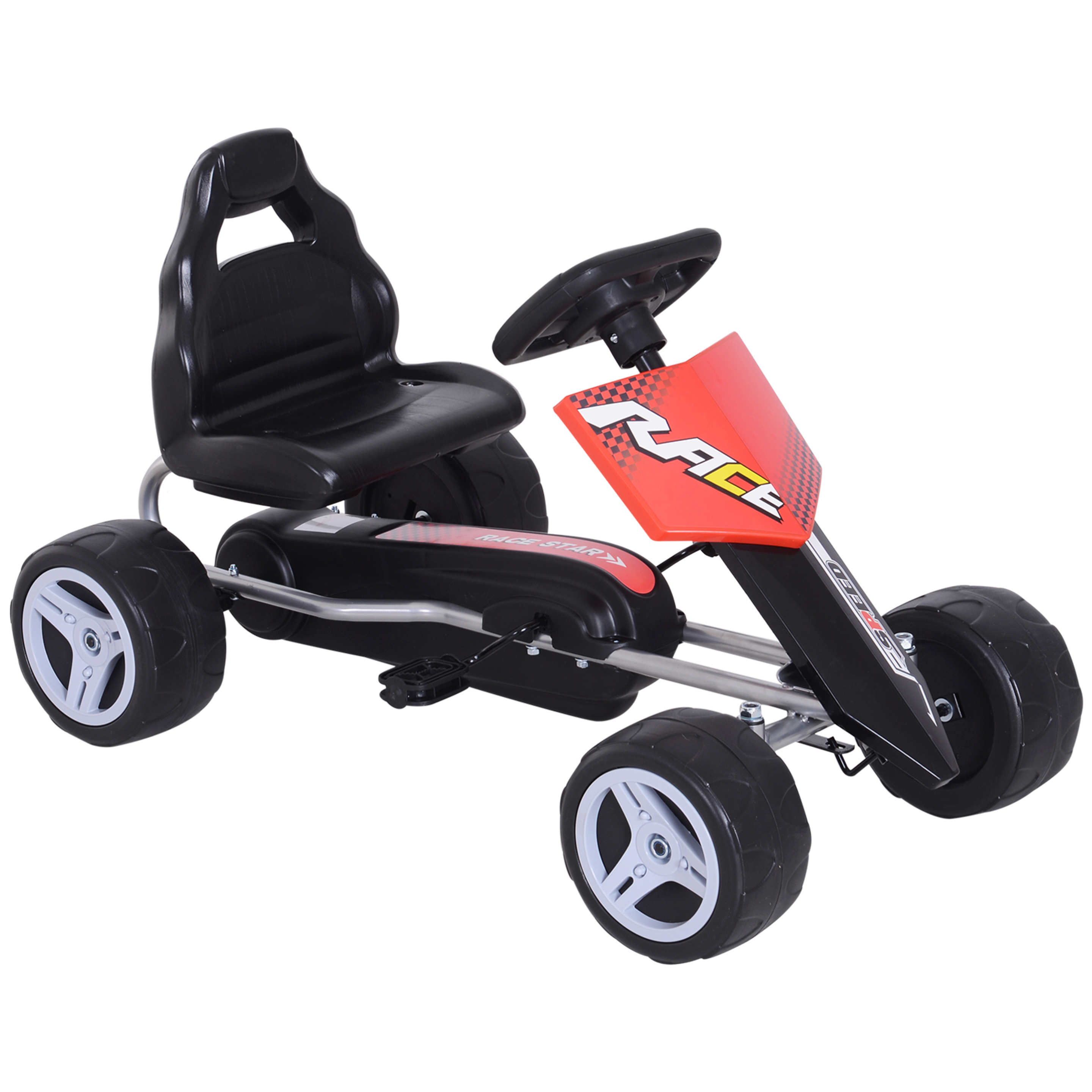 Coche De Pedales Para Niños Homcom® Go Kart