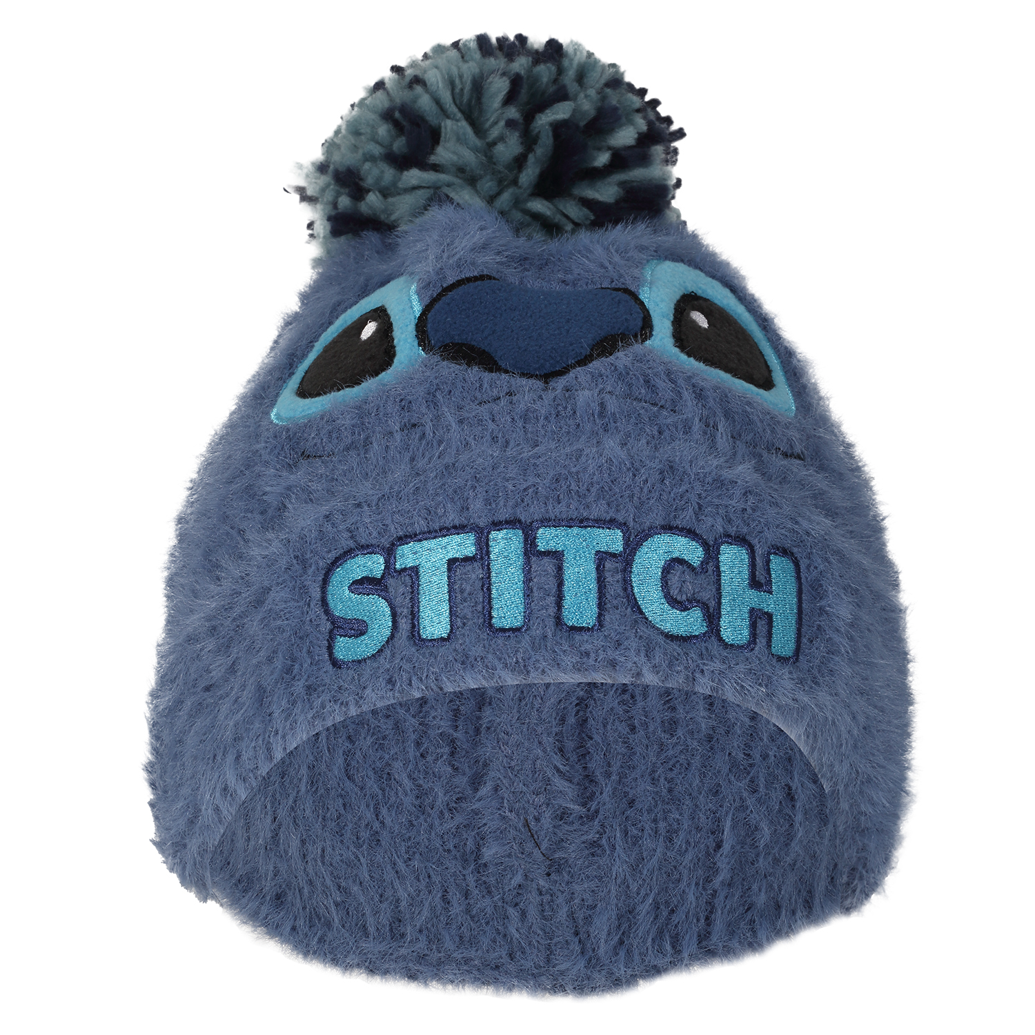 Gorro Stitch Fluffy Pom Beanie